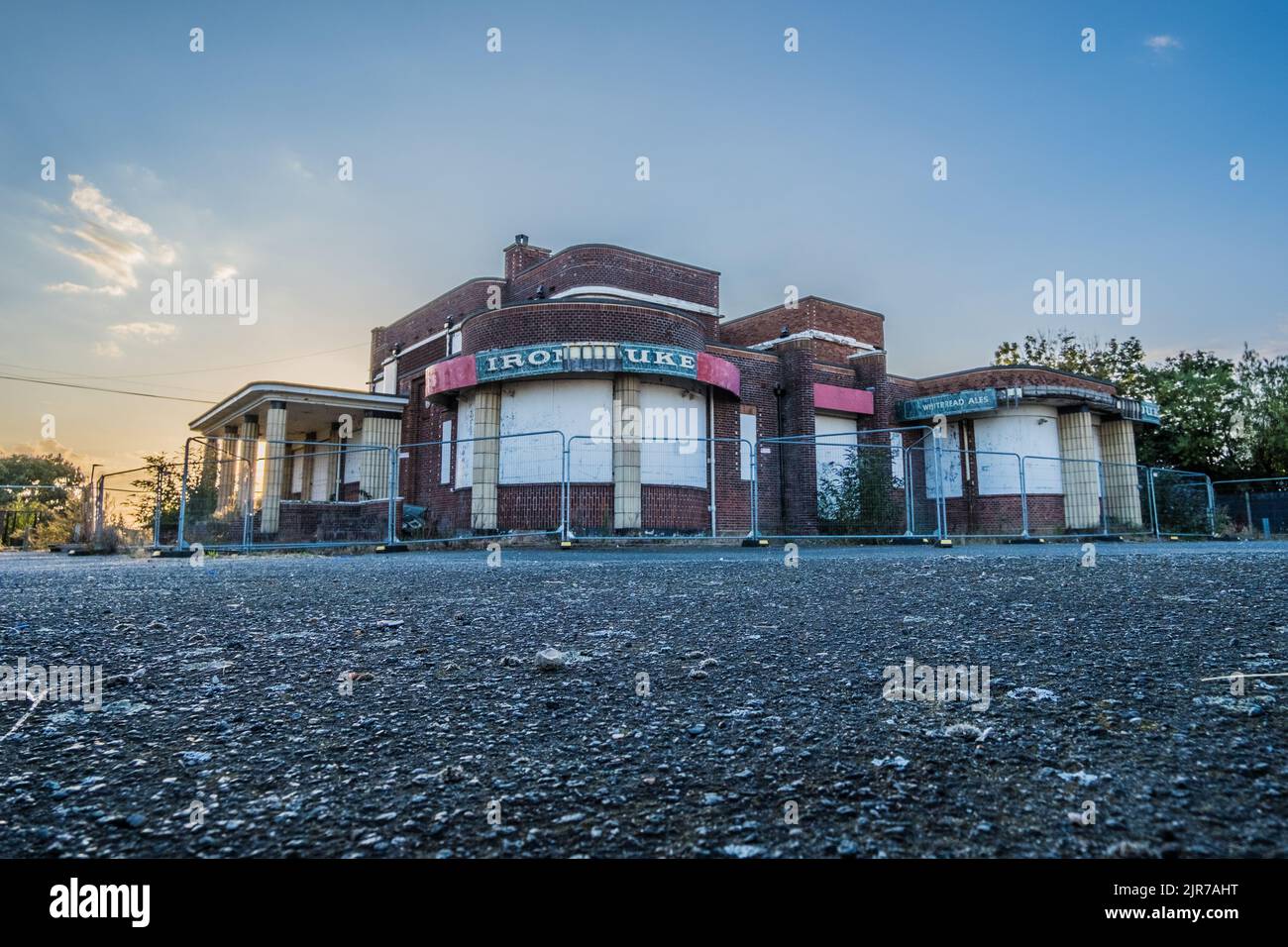 Perspective view of 'Iron Duke', a grade II listed public house in Great Yarmouth, built in the