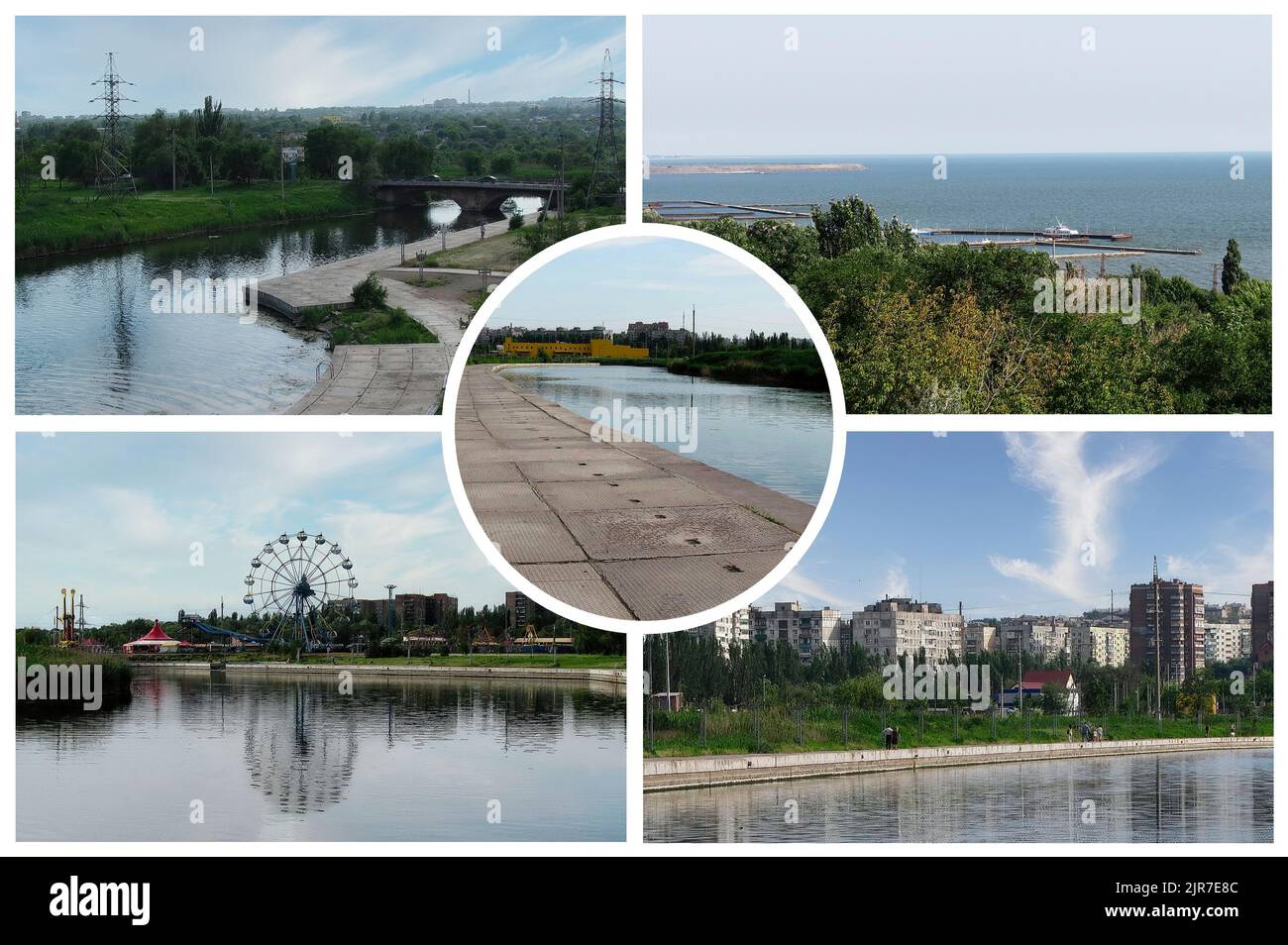 Mariupol Park, Ukraine Stock Photo
