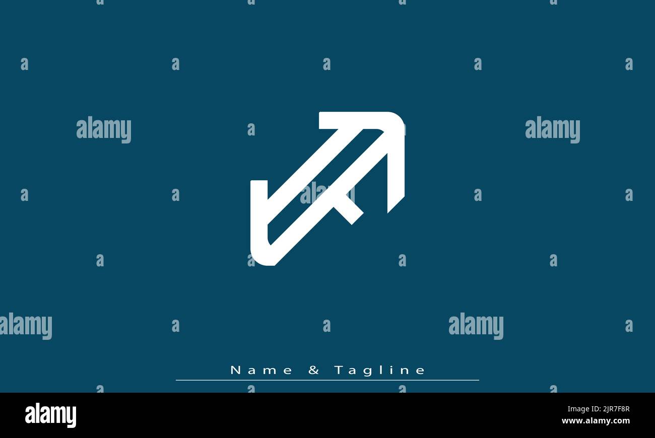 Alphabet letters Initials Monogram logo IF , FI Stock Vector