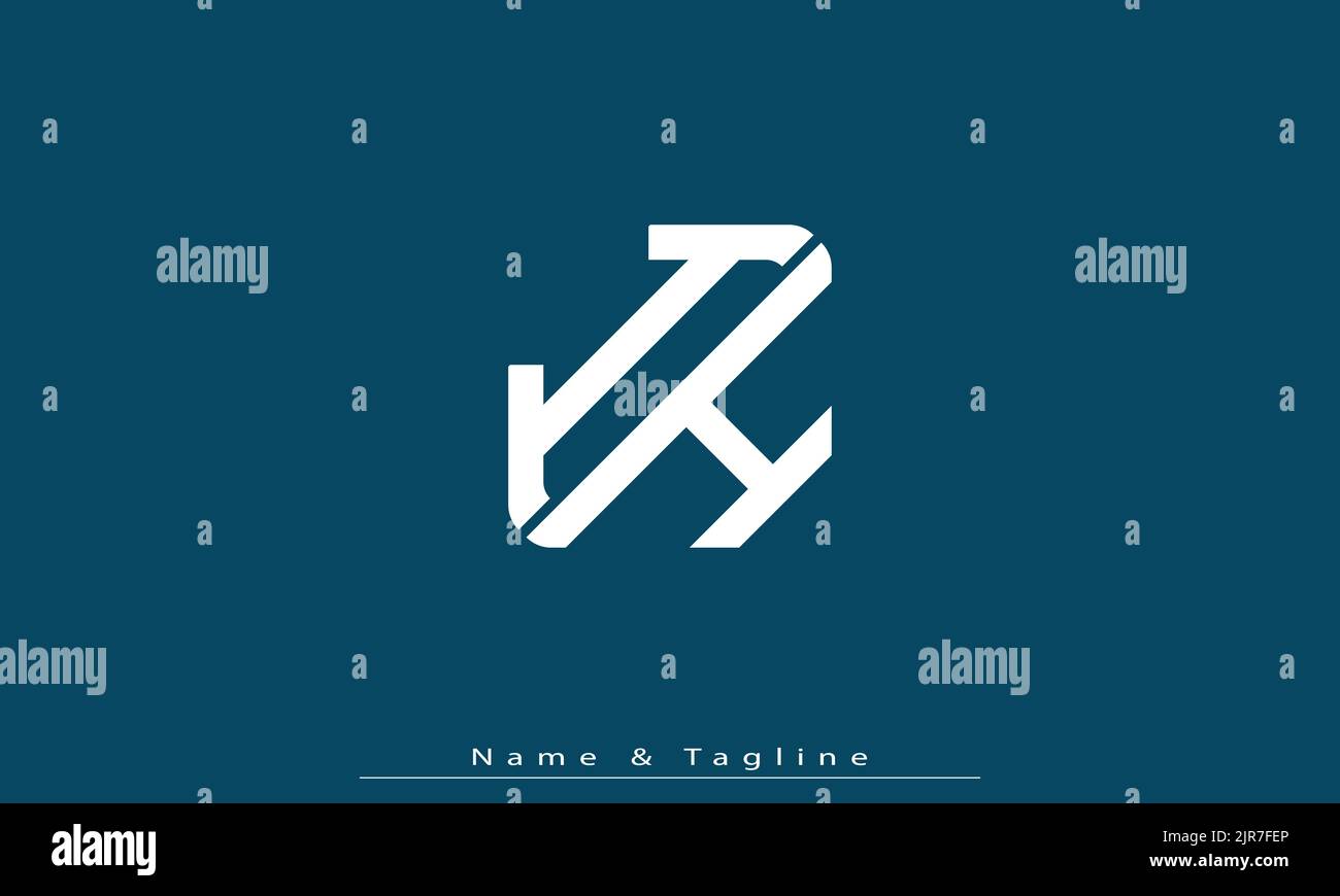 Alphabet letters Initials Monogram logo IH , HI Stock Vector