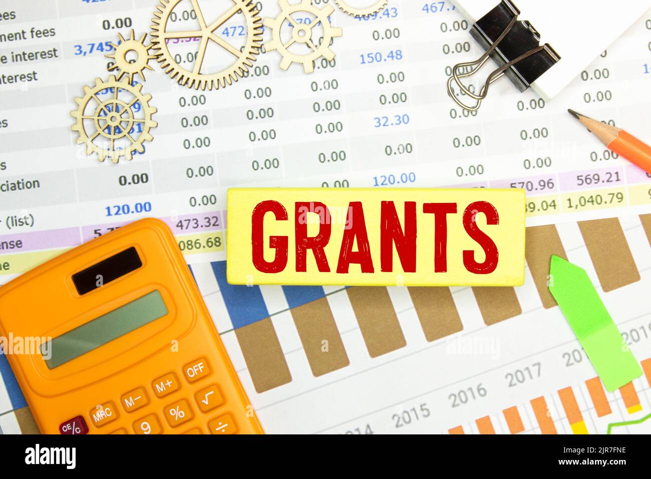 the word of GRANTS on building blocks concept Stock Photo Alamy