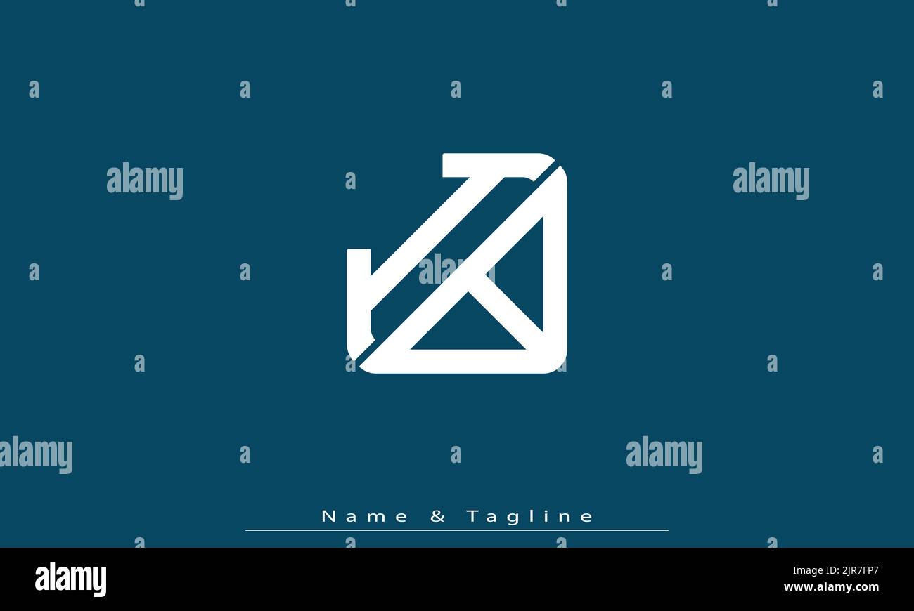 Alphabet letters Initials Monogram logo IB , BI Stock Vector