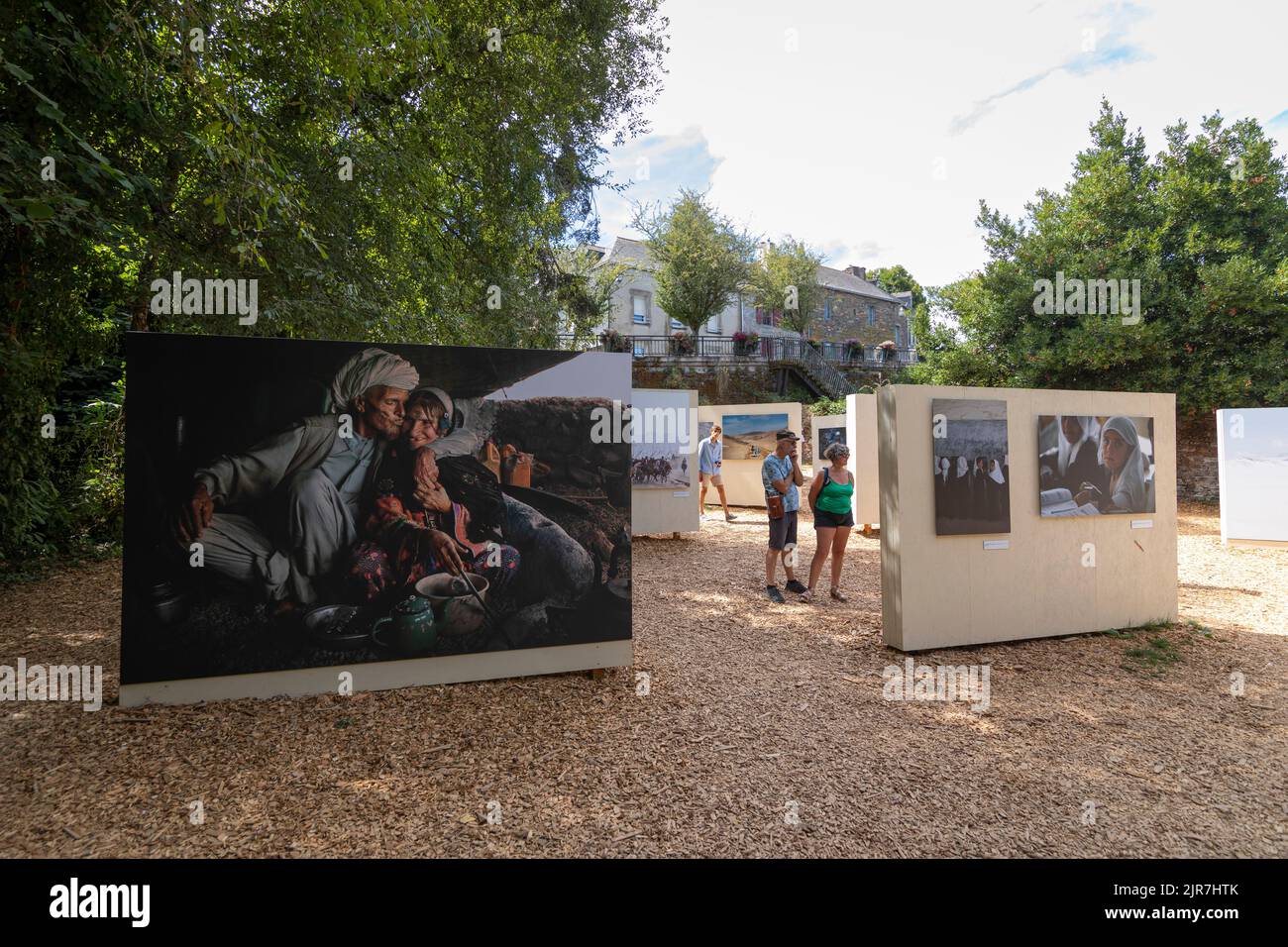 La Gacilly open air photo festival 2022, photo's by Veronique de Viguerie Stock Photo