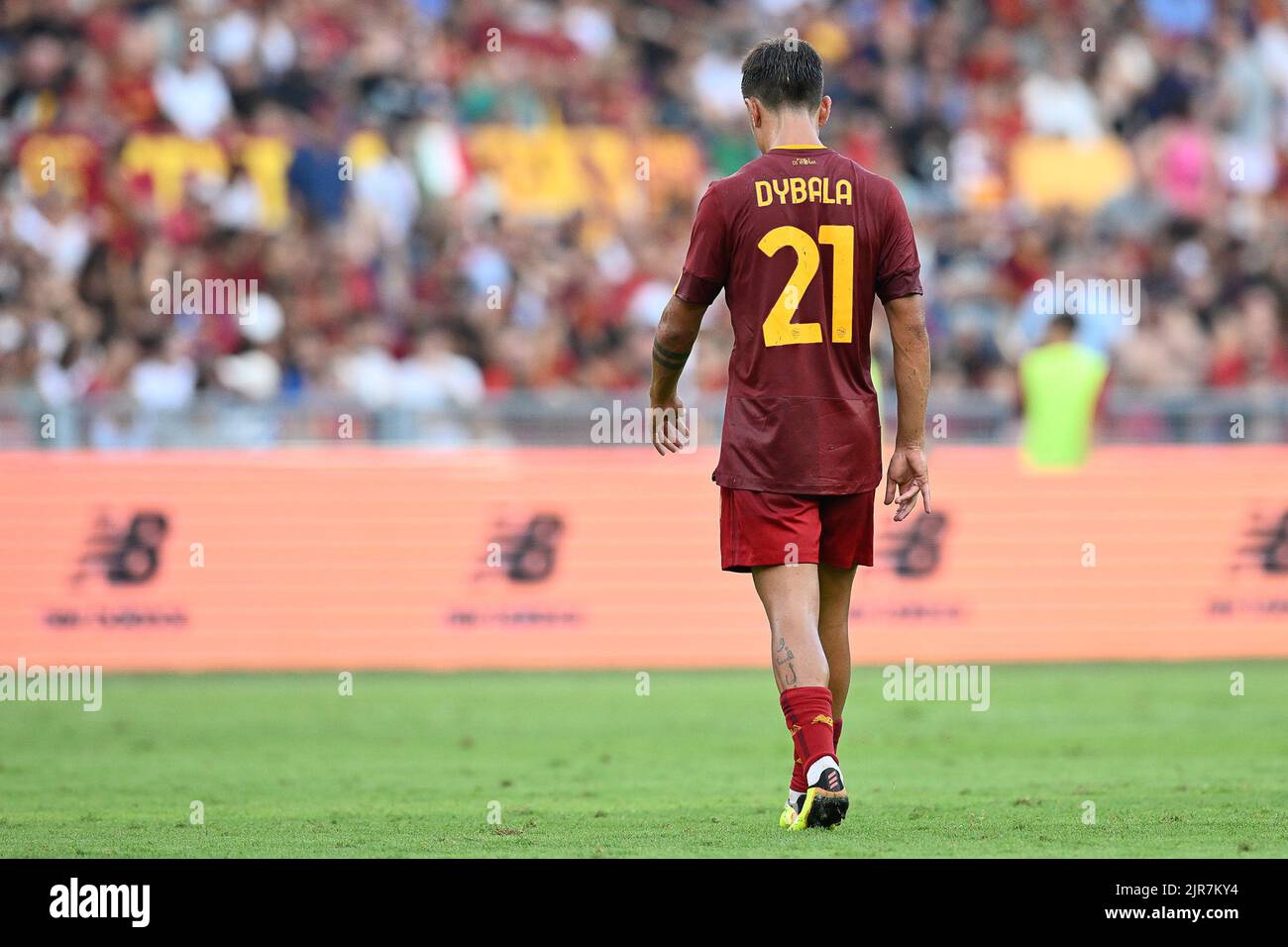 Rome, Italy, 22 AUG, 2022 Paulo Dybala of AS Roma at the Roma vs Cremonese Serie A 2022-2023 Football match Credit:Roberto Ramaccia/Alamy Live News Stock Photo