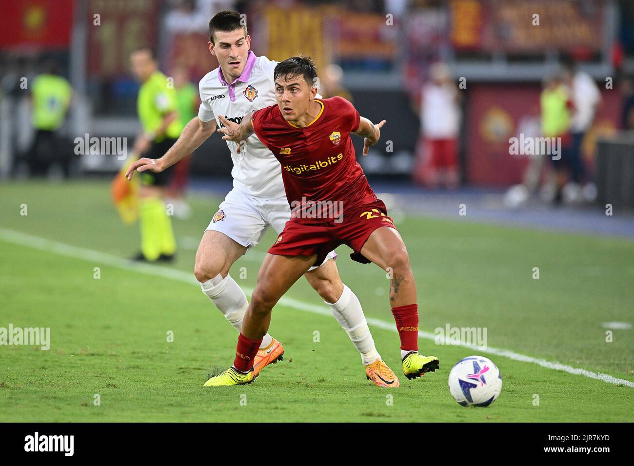 Rome, Italy, 22 AUG, 2022 Paulo Dybala of AS Roma at the Roma vs ...
