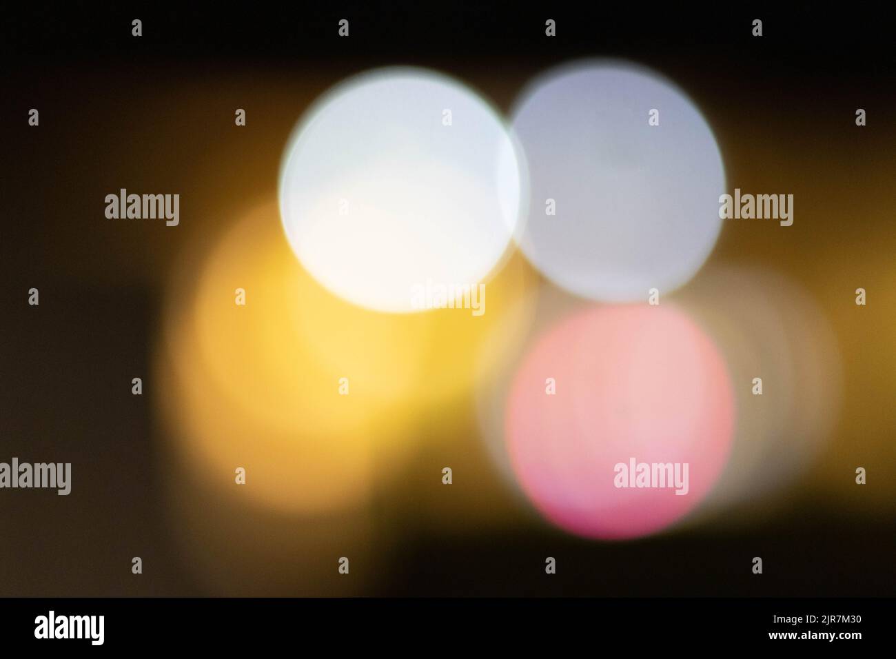 Circles of lights out of focus for background Stock Photo Alamy