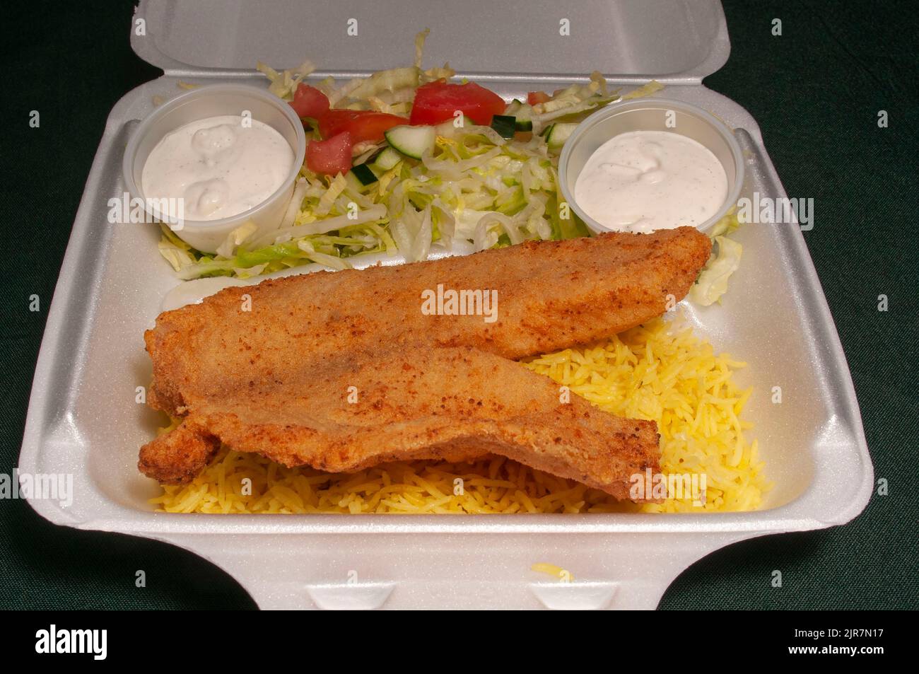 Delicious traditional cuisine known best as fried fish Stock Photo - Alamy