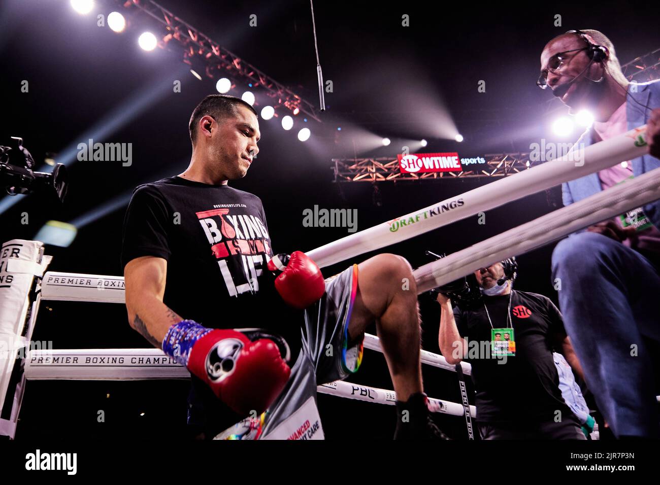 Professional boxer IBF Lightwelterweight Sergey defeats WBC