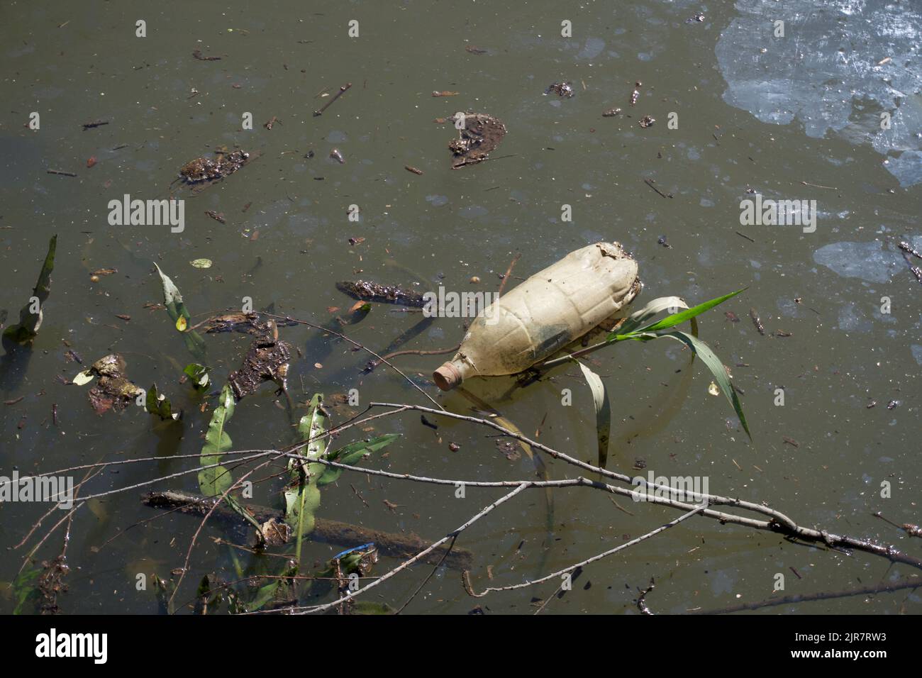 Plastic bottle, decay in time Stock Photo Alamy