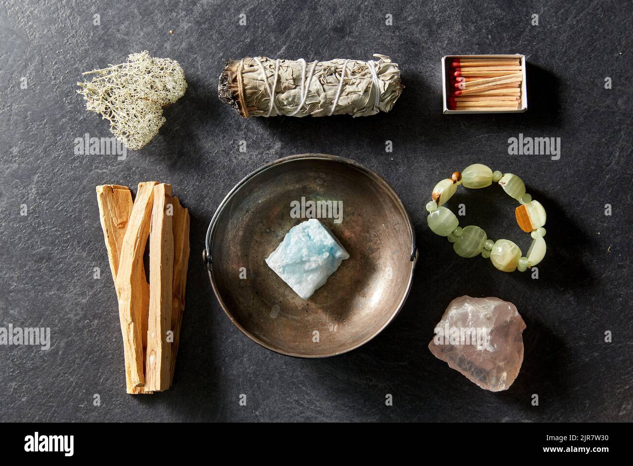 Magic flat lay various hi-res stock photography and images - Alamy