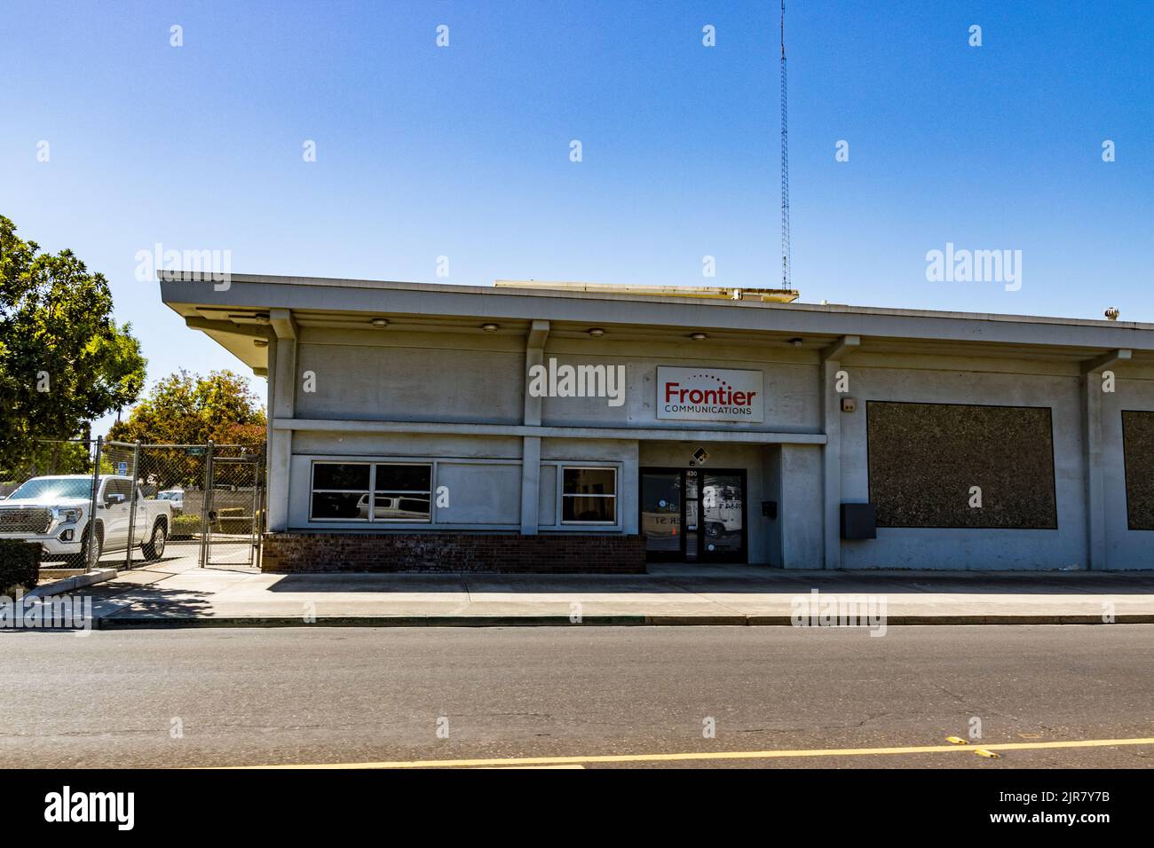 A Frontier Communications office in Manteca California Stock Photo