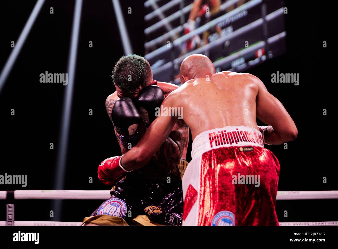 Professional boxer 2016 Summer Olympics Hector Garcia defeats WBA Super Featherweight World