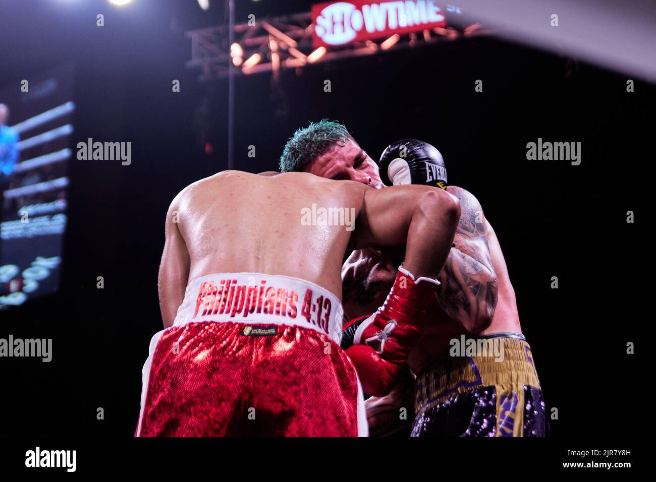 Professional boxer 2016 Summer Olympics Hector Garcia defeats WBA Super Featherweight World