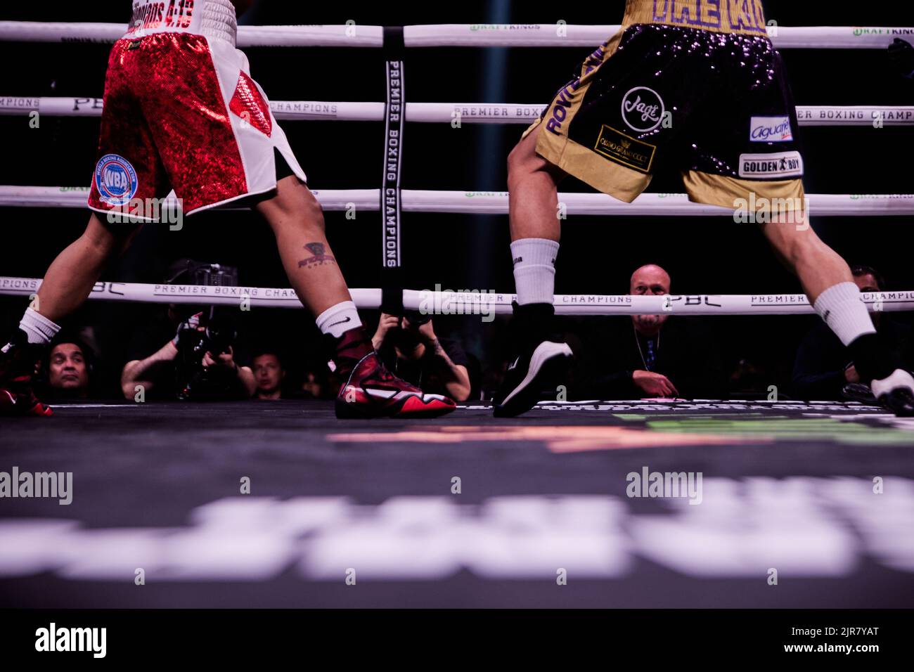 Professional boxer 2016 Summer Olympics Hector Garcia defeats WBA Super Featherweight World