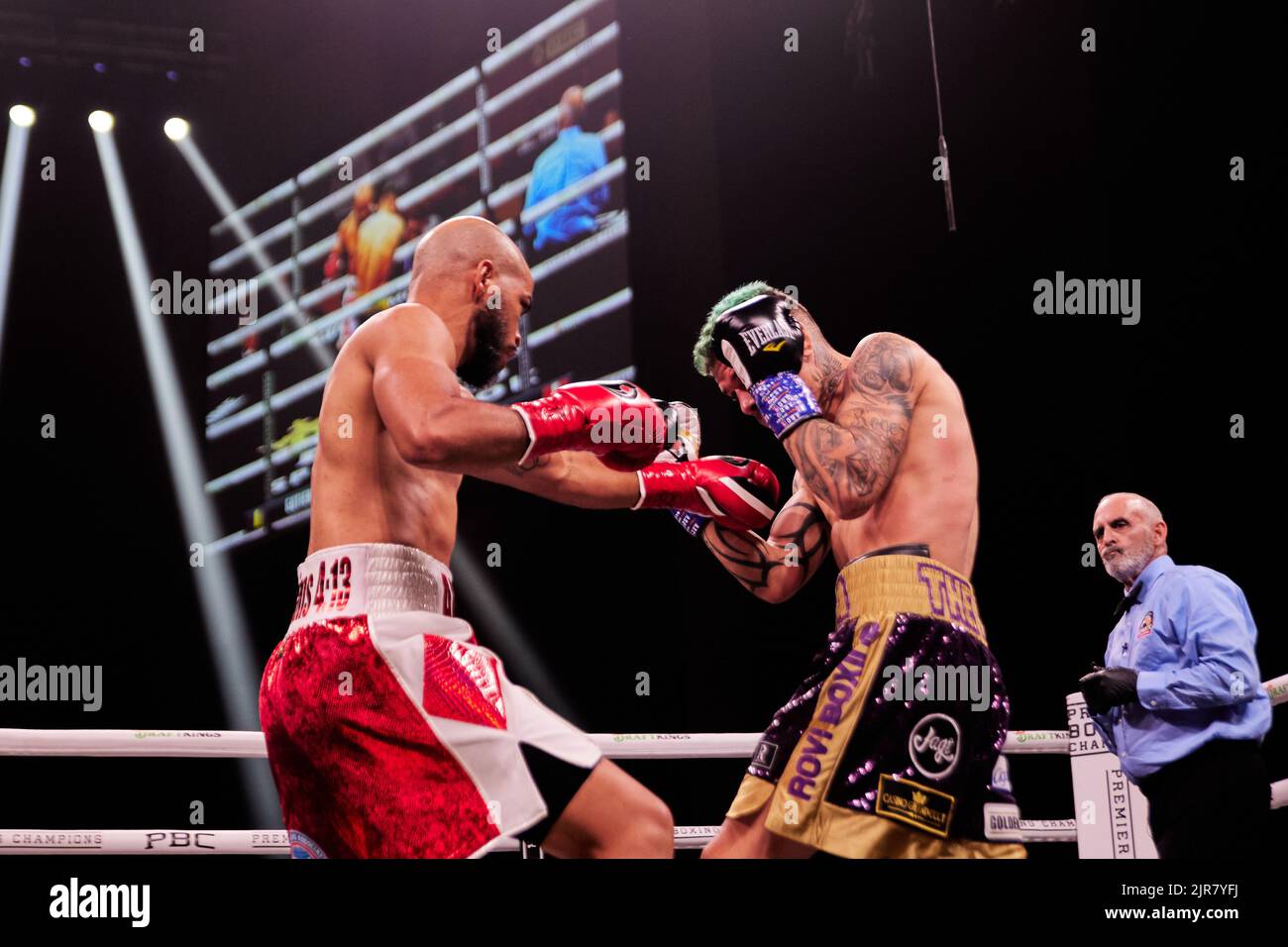 Professional boxer 2016 Summer Olympics Hector Garcia defeats WBA Super Featherweight World