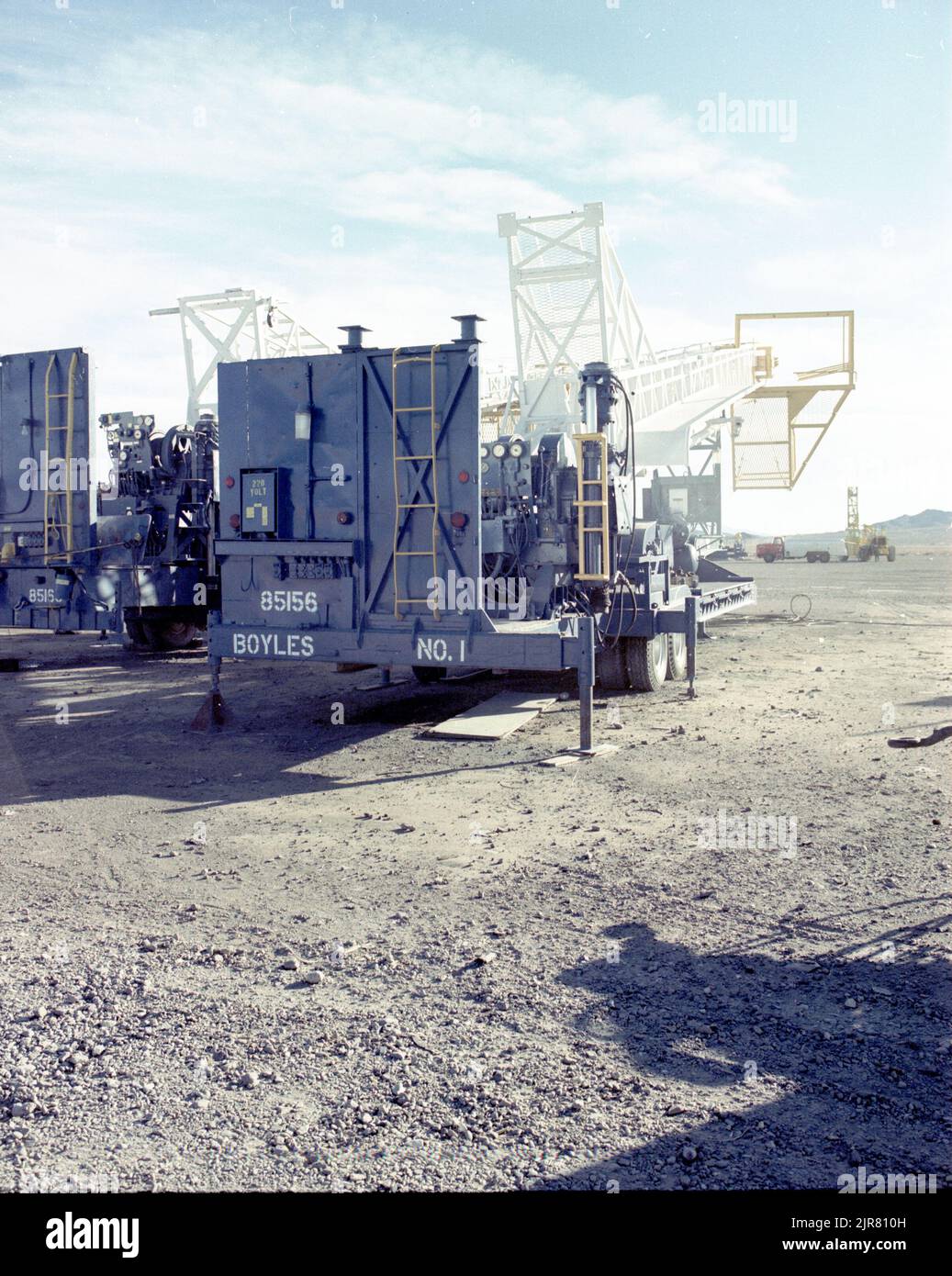 Nuclear Test Camera Rig Edwards test site operations hi-res stock photography and images - Alamy