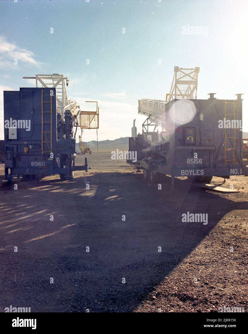 Nuclear Test Camera Rig 2 drilling rigs hi-res stock photography and images - Alamy