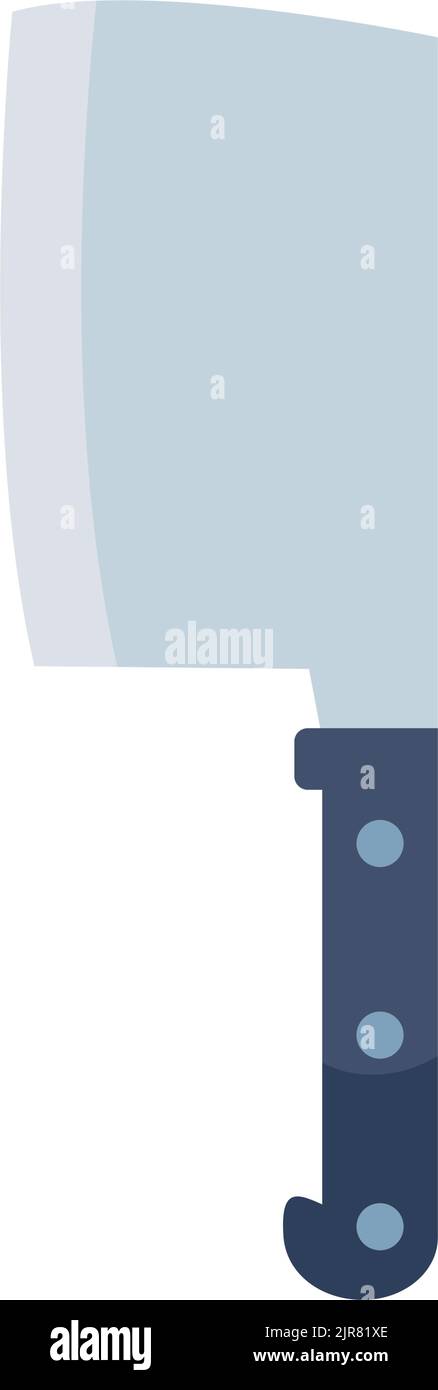 Stainless kitchen cleaver on Stock Vector Images - Alamy