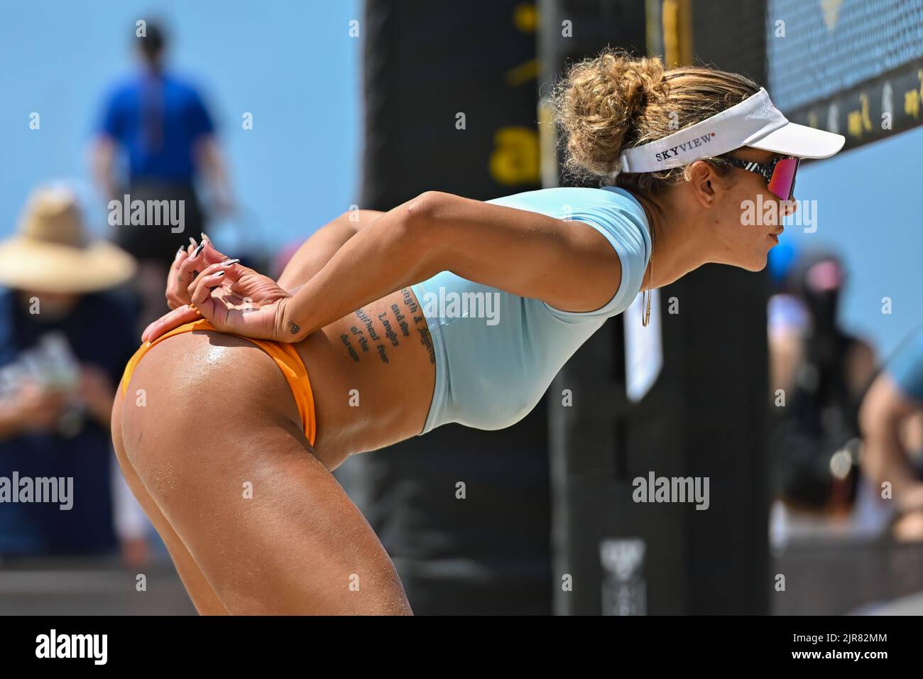 August 19, 2022 Brandie Wilkerson during day one of the AVP Manhattan