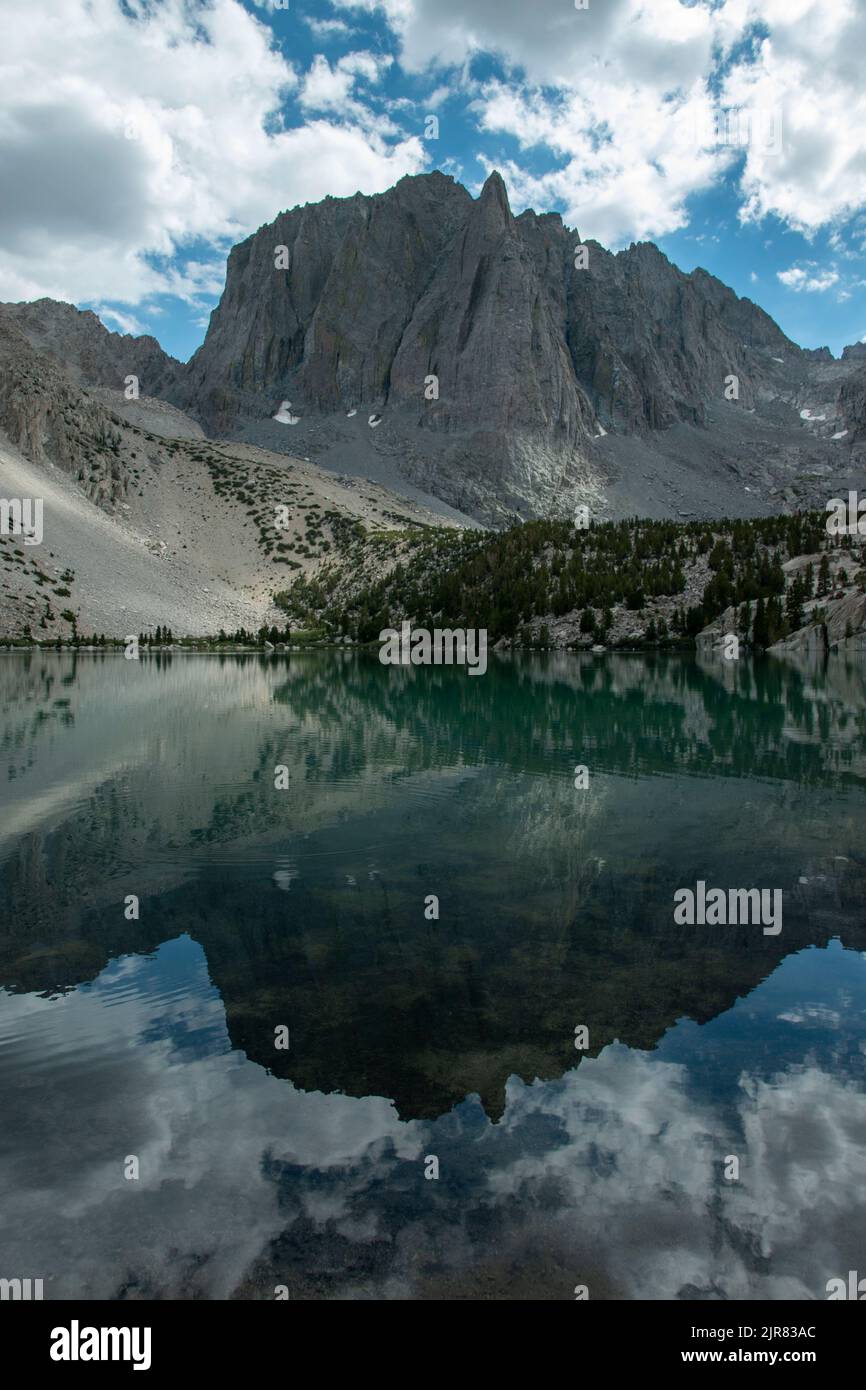 Temple Crag and Second Lake combine to form an amazing landscape along 