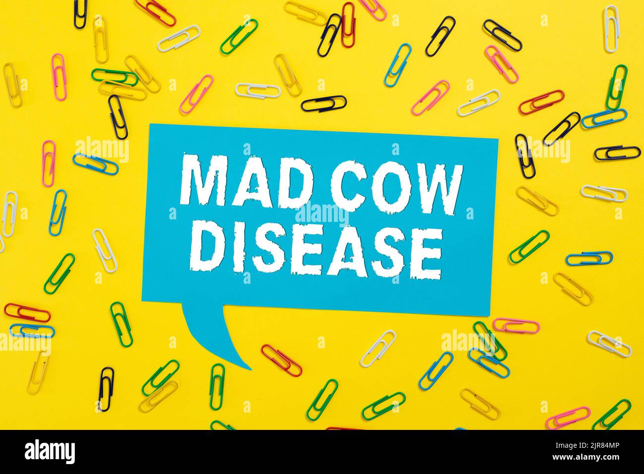 Hand writing sign Mad Cow Disease, Concept meaning Neurodegenerative