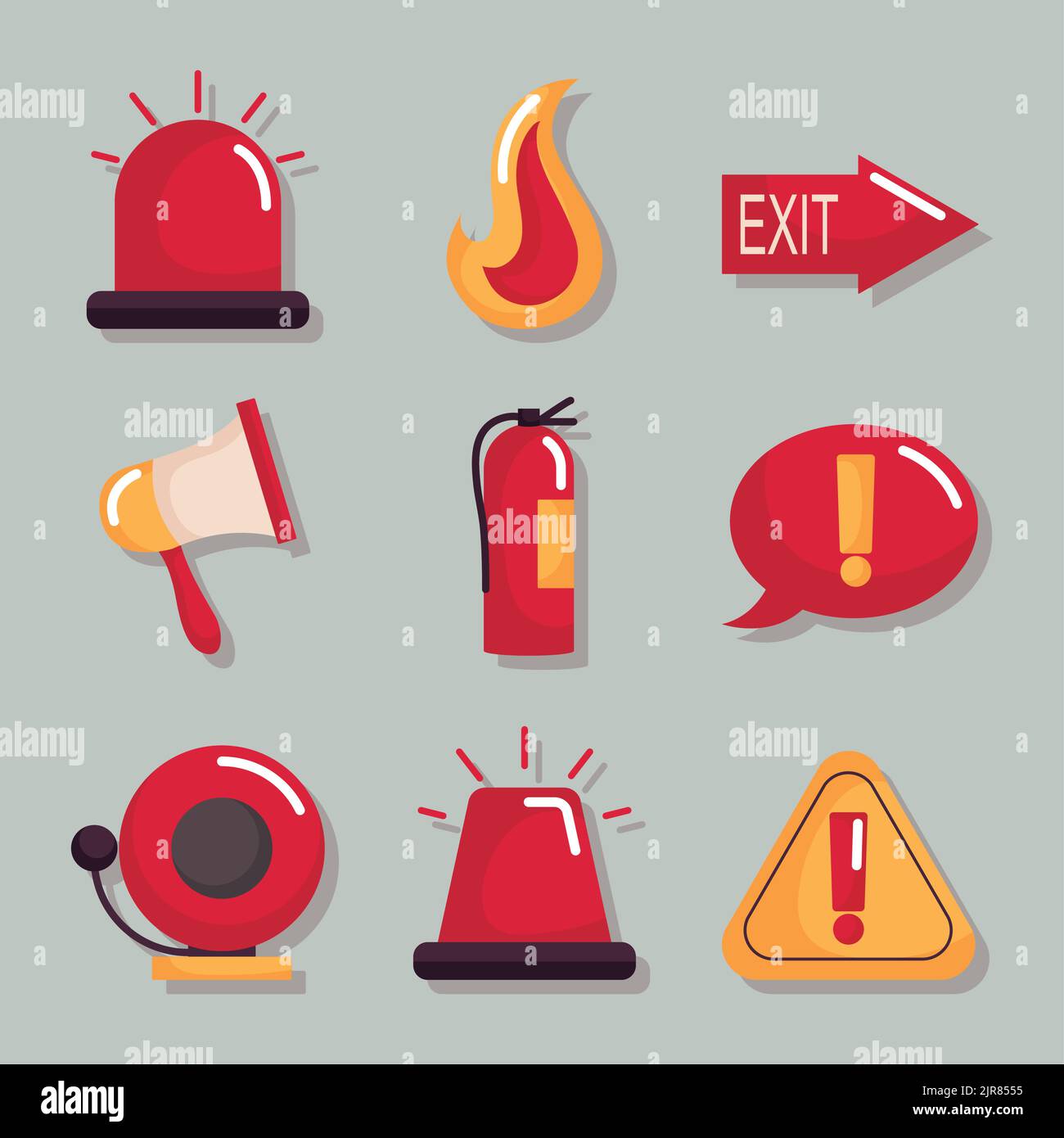 emergency icon set Stock Vector Image & Art Alamy