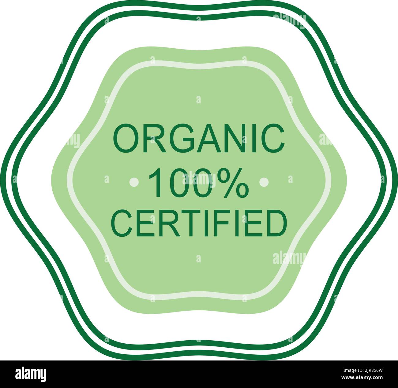 organic certified label Stock Vector Image & Art Alamy