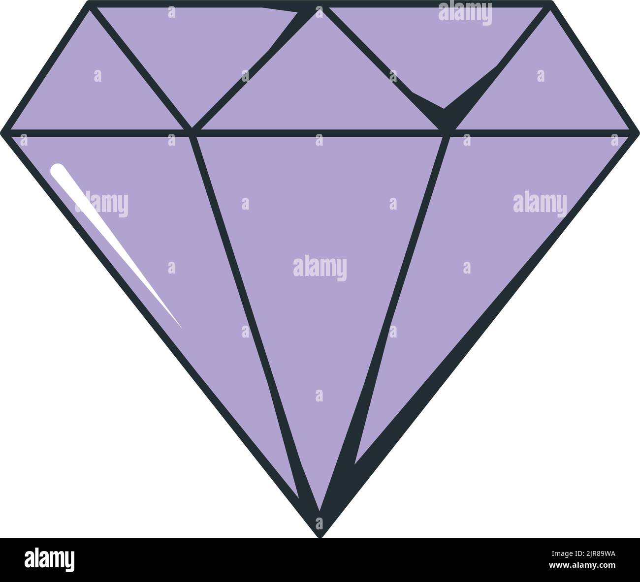 purple diamond icon Stock Vector Image & Art - Alamy