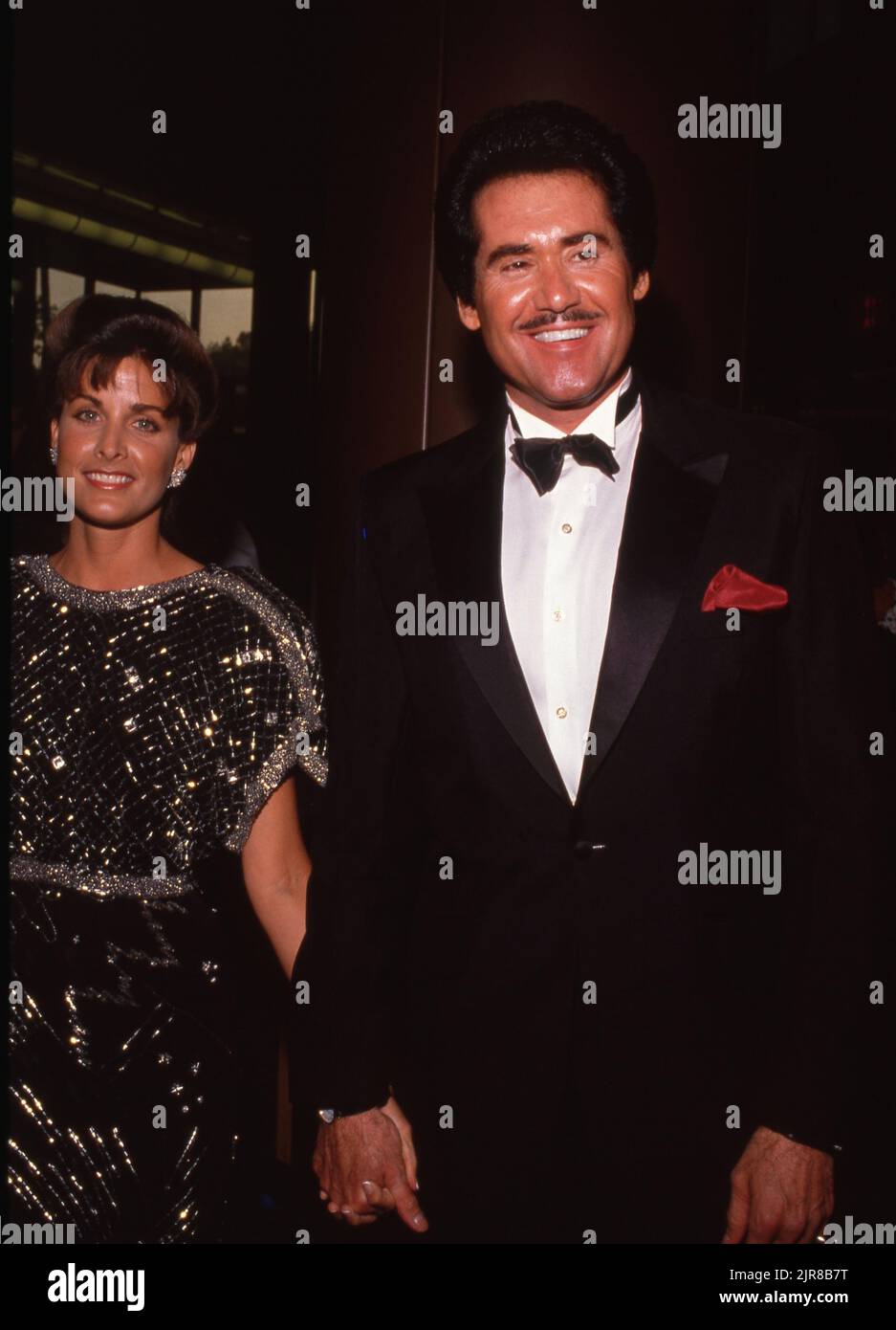 Wayne Newton and Marla Heasley at the 'Licence to Kill' West Hollywood Premiere on July 10, 1989 at DGA Theatre in West Hollywood, California. Credit: Ralph Dominguez/MediaPunch Stock Photo