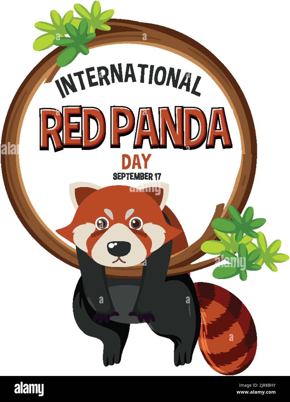 International Red Panda Day illustration Stock Vector Image & Art Alamy
