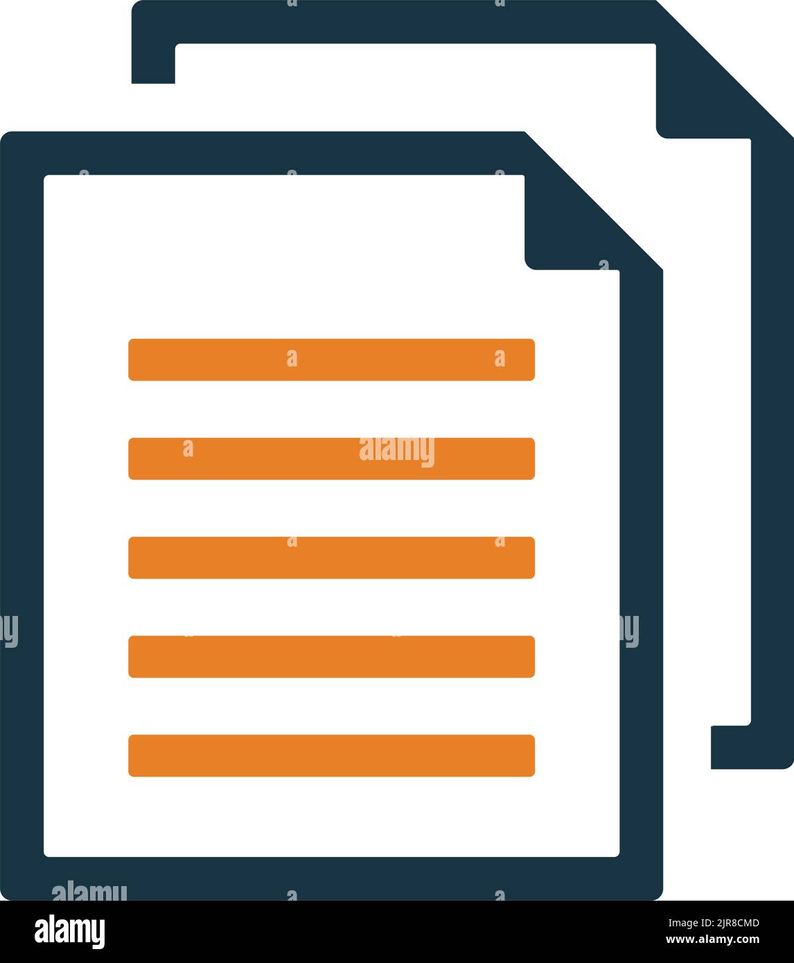 Copied, sheet icon - Use for commercial purposes, print media, web or ...