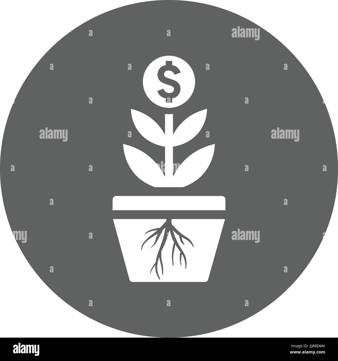 Dollar, money, plant icon - Perfect use for designing and developing