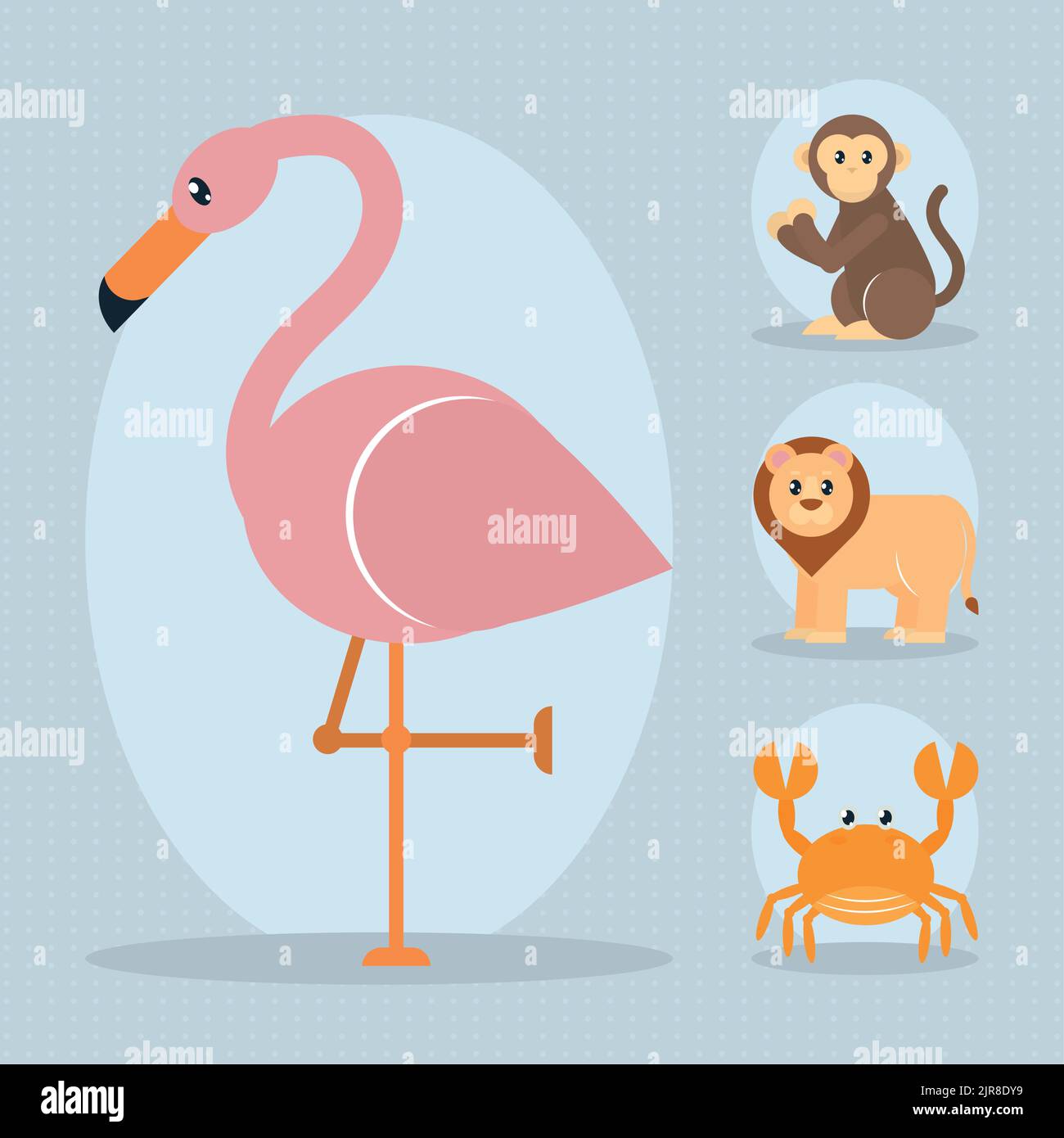 cute animals icon set Stock Vector Image & Art - Alamy