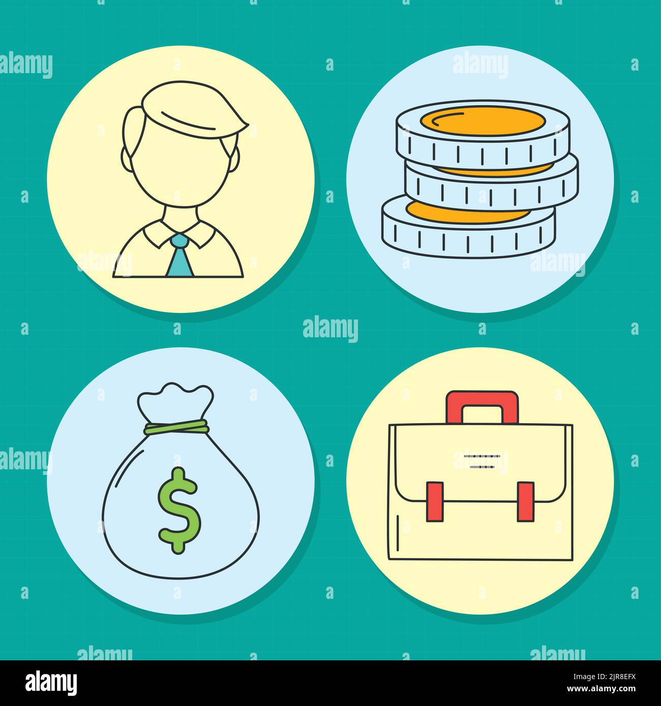 business icon set Stock Vector Image & Art - Alamy
