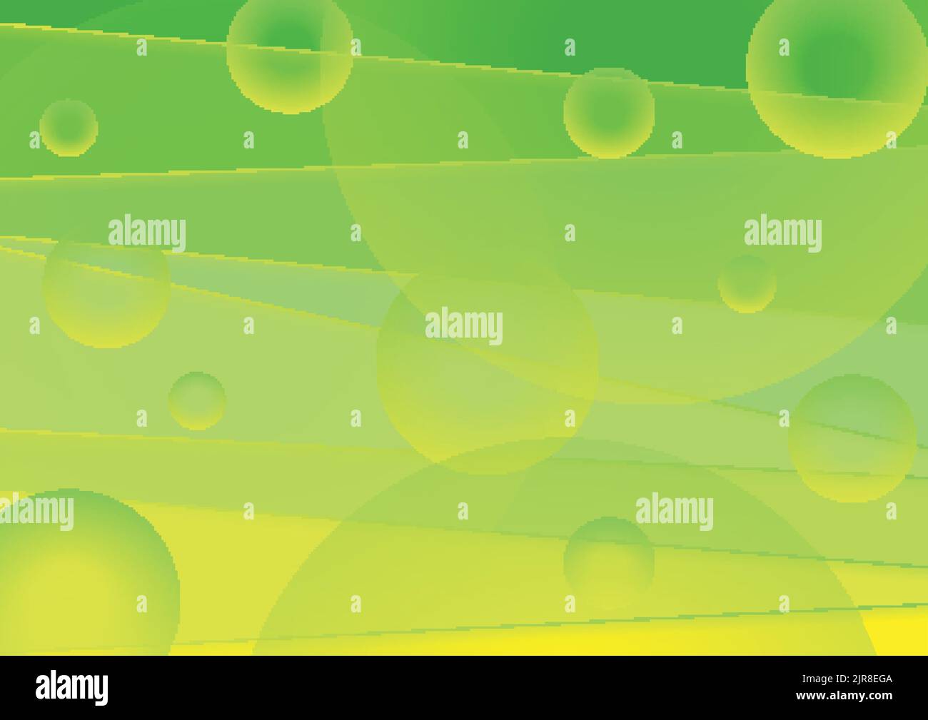 Vibrant green and yellow minimal abstract vector background Stock Vector
