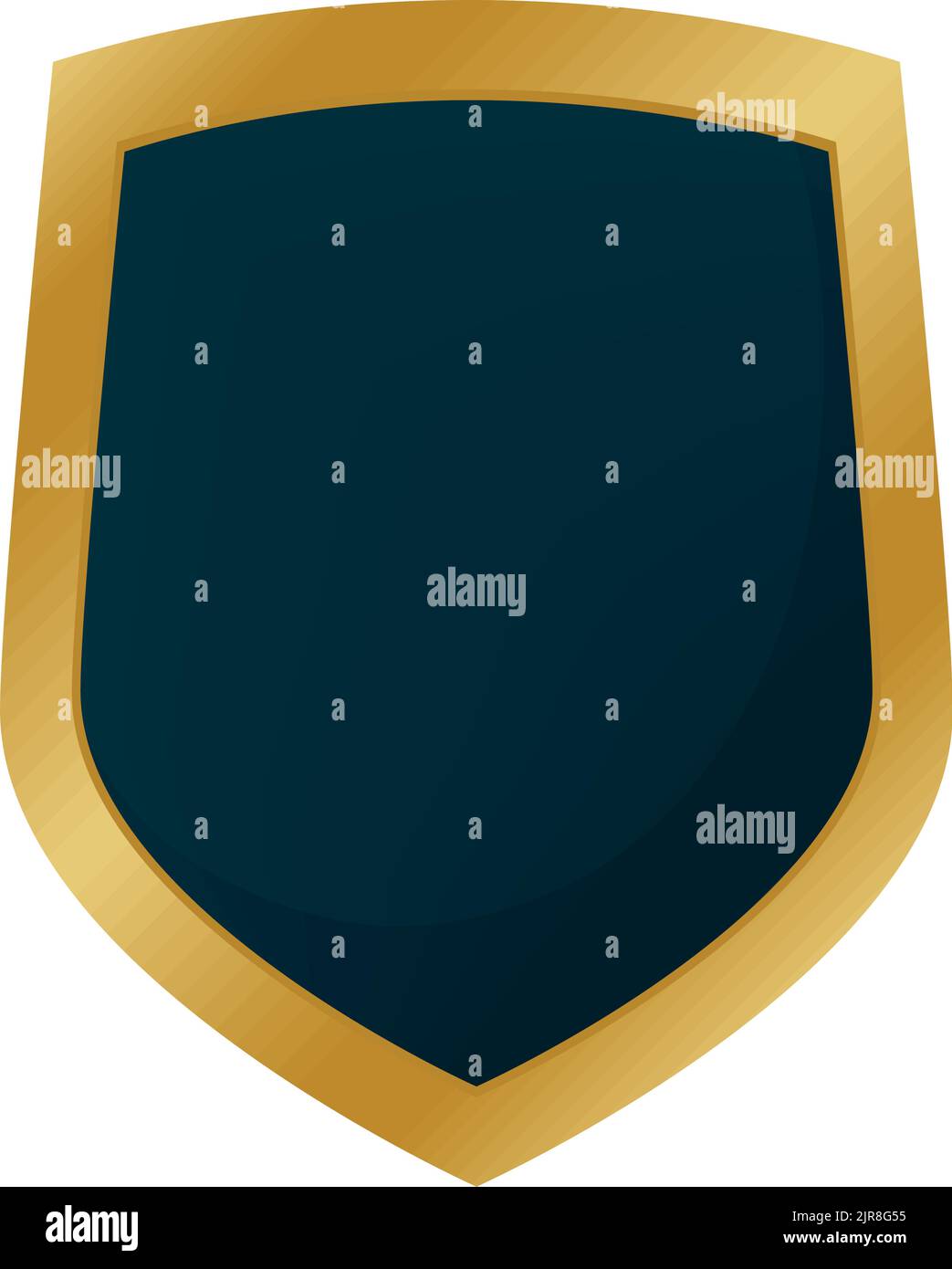 gold frame shield Stock Vector Image & Art - Alamy
