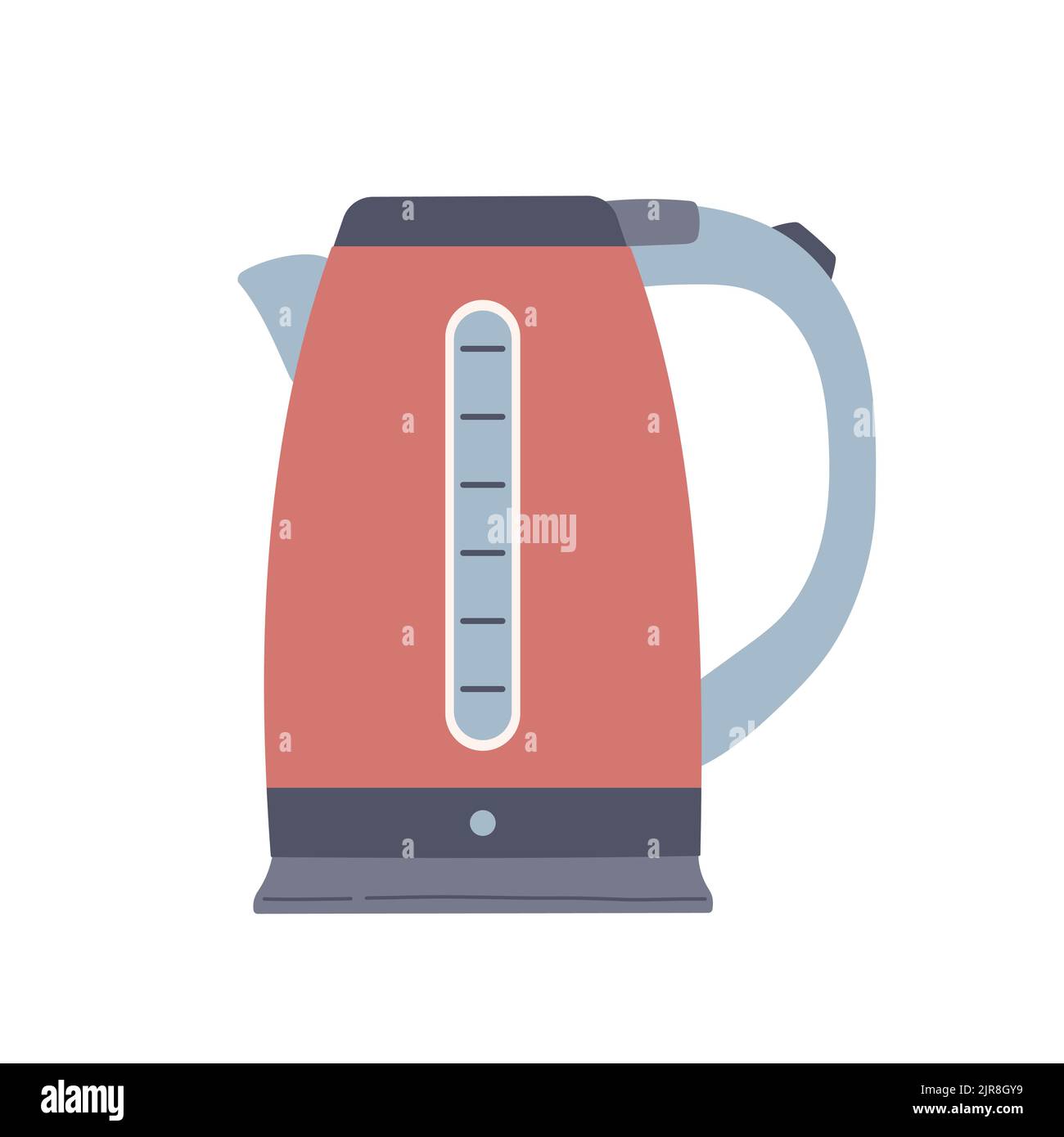 Electric kettle in flat design style vector Stock Vector Image & Art