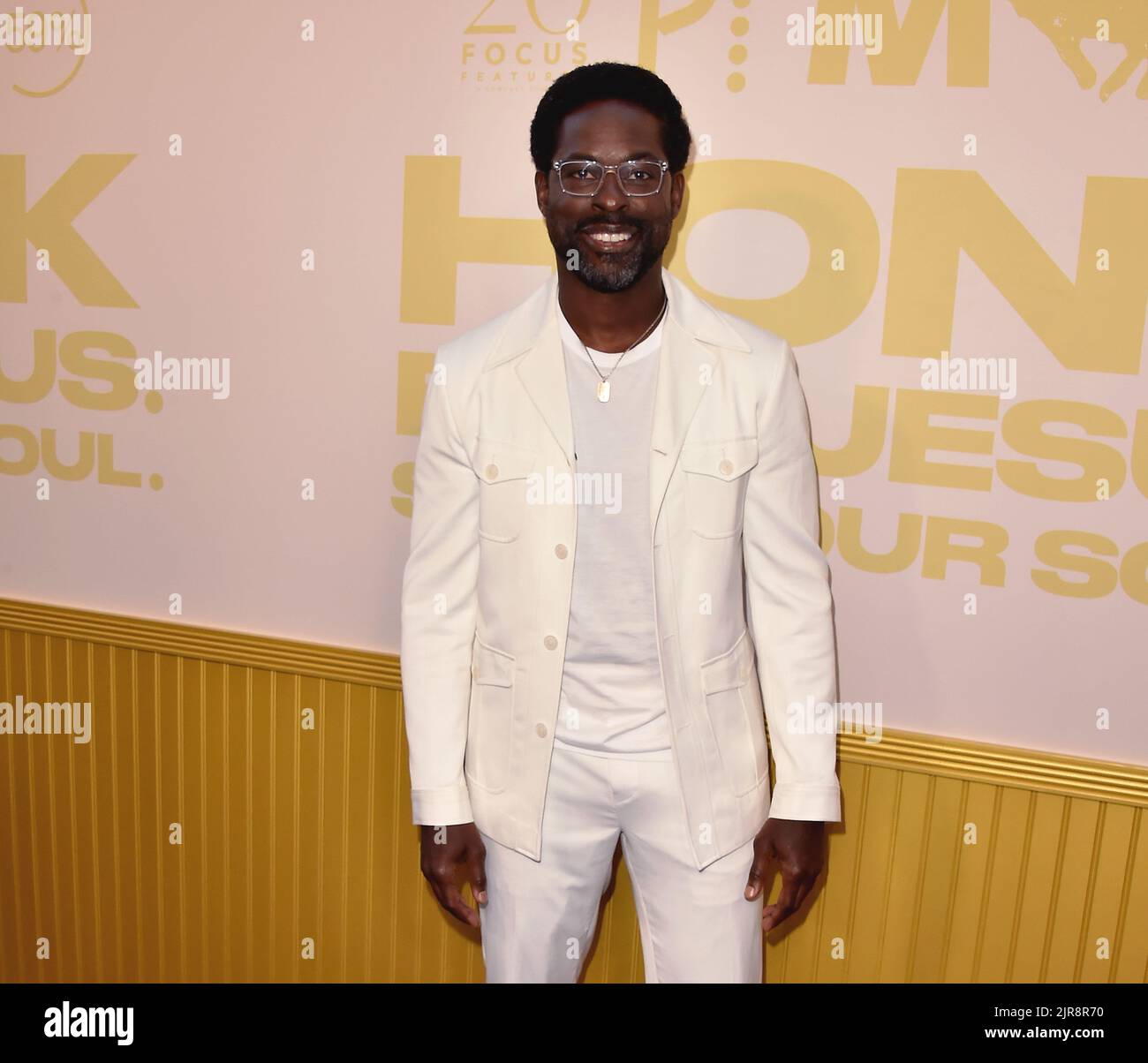 Sterling K. Brown walking the red carpet at the premiere of "Honk For