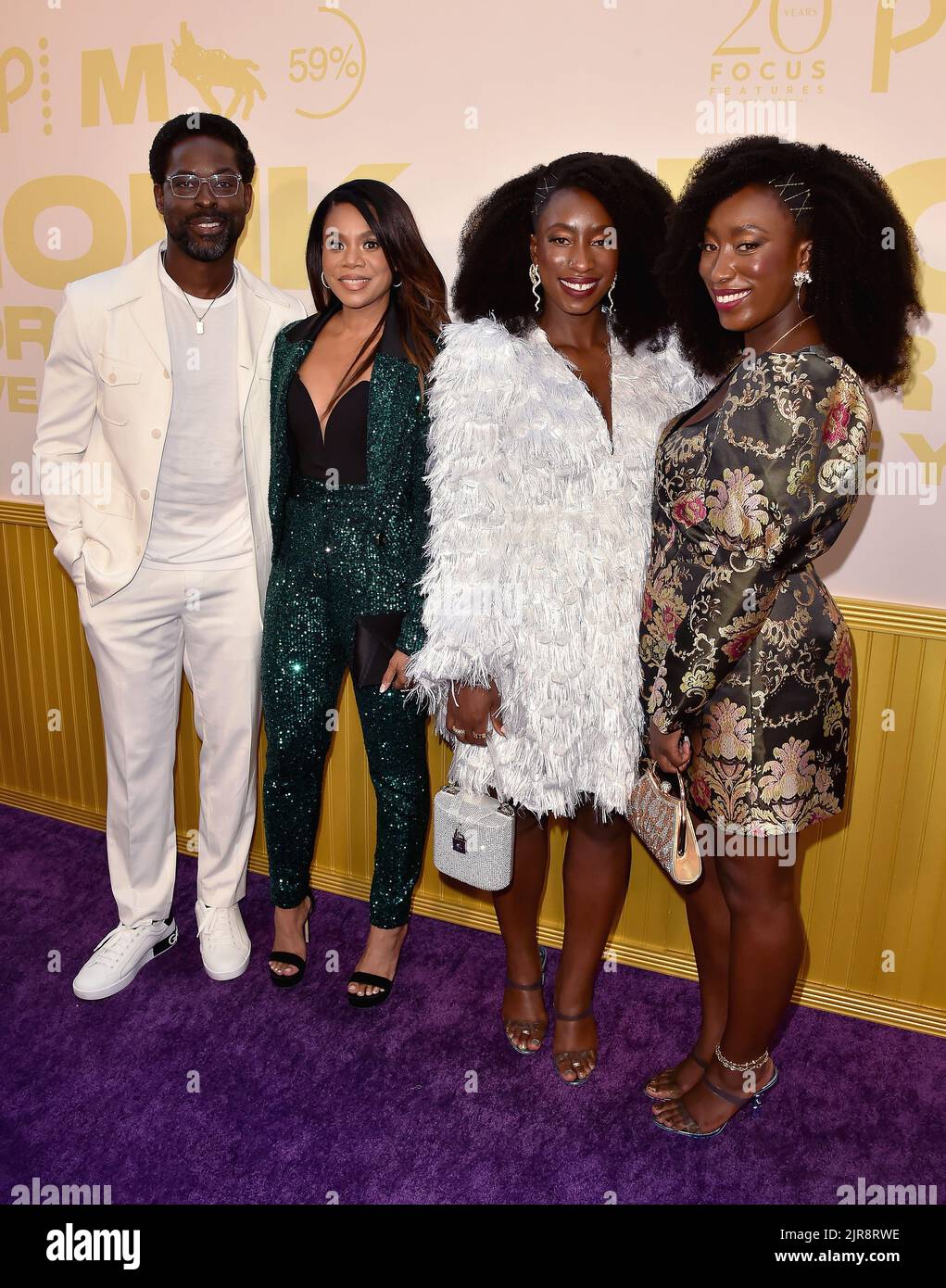 Sterling K. Brown, Adanne Ebo, Adamma Ebo and Regina Hall walking the