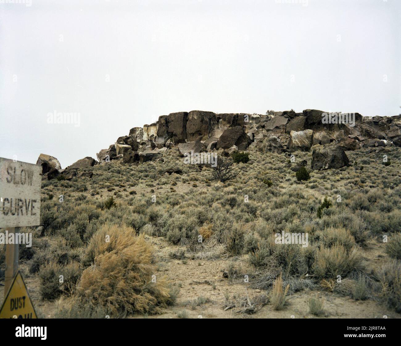 A760337 U20AA POST-SHOT RIM ROCK H. STUCKERT (PROJECT ENGINEER) MAR 16 ...