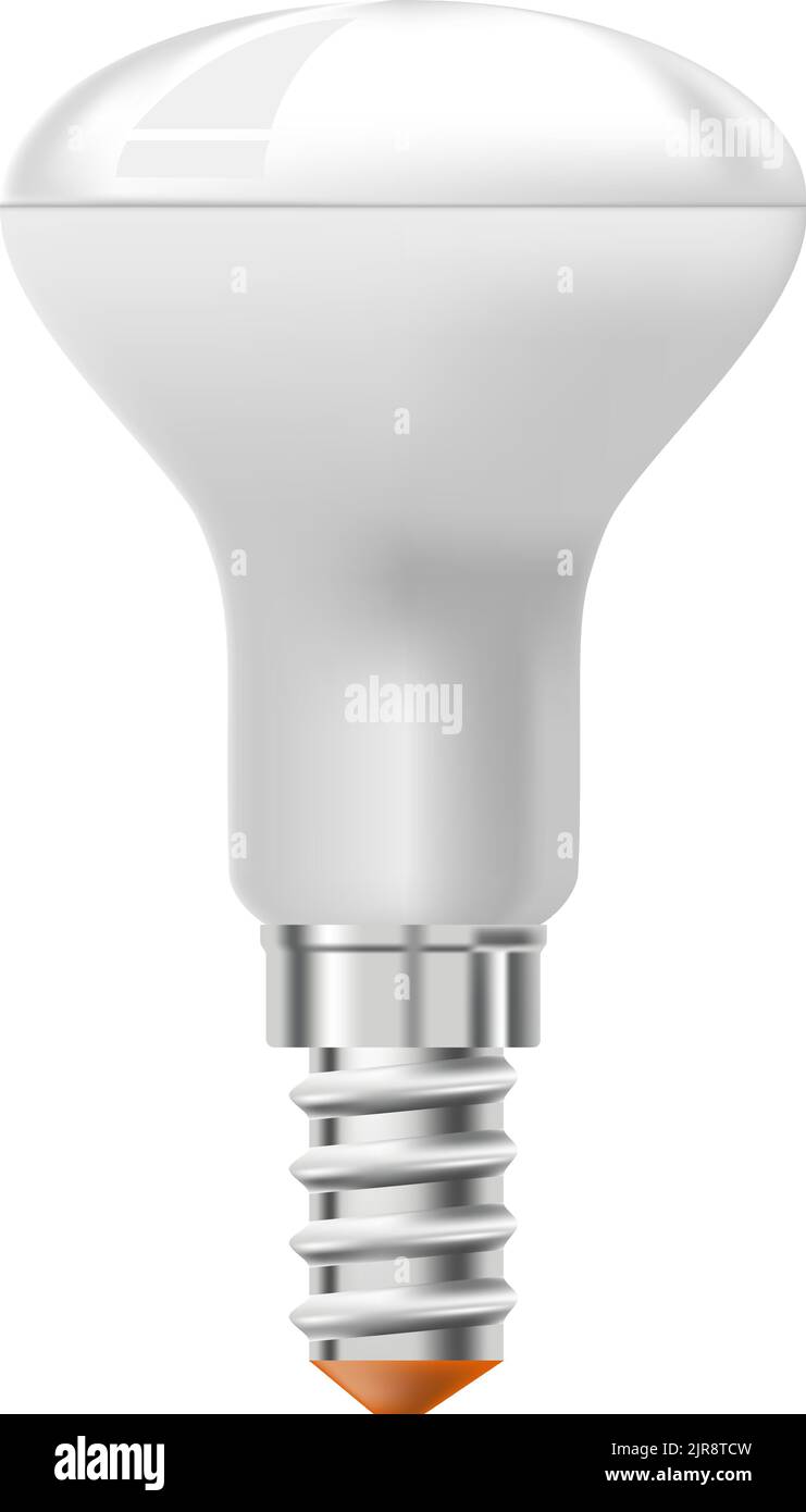 Incandescent light bulb, type of illumination Stock Vector