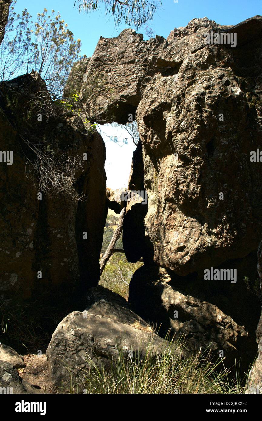 This is not the hanging rock that gave Hanging Rock (Mount Diogenes ...
