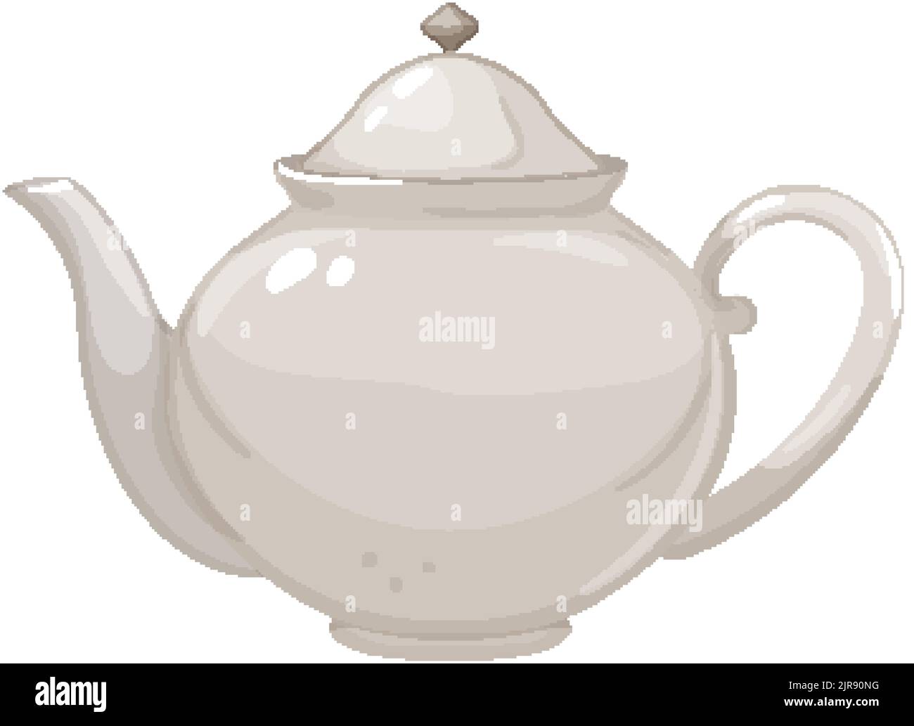 tea teapot tea kettle cartoon vector illustration Stock Vector Image