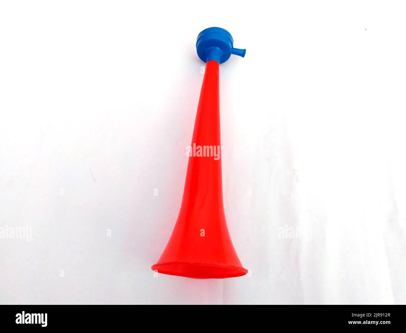 blank vuvuzela stadium plastic horn Stock Photo Alamy