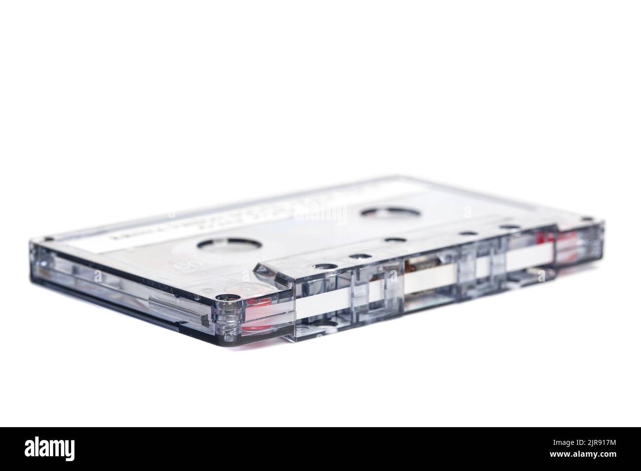 Old audio cassette isolated on a white background Stock Photo - Alamy
