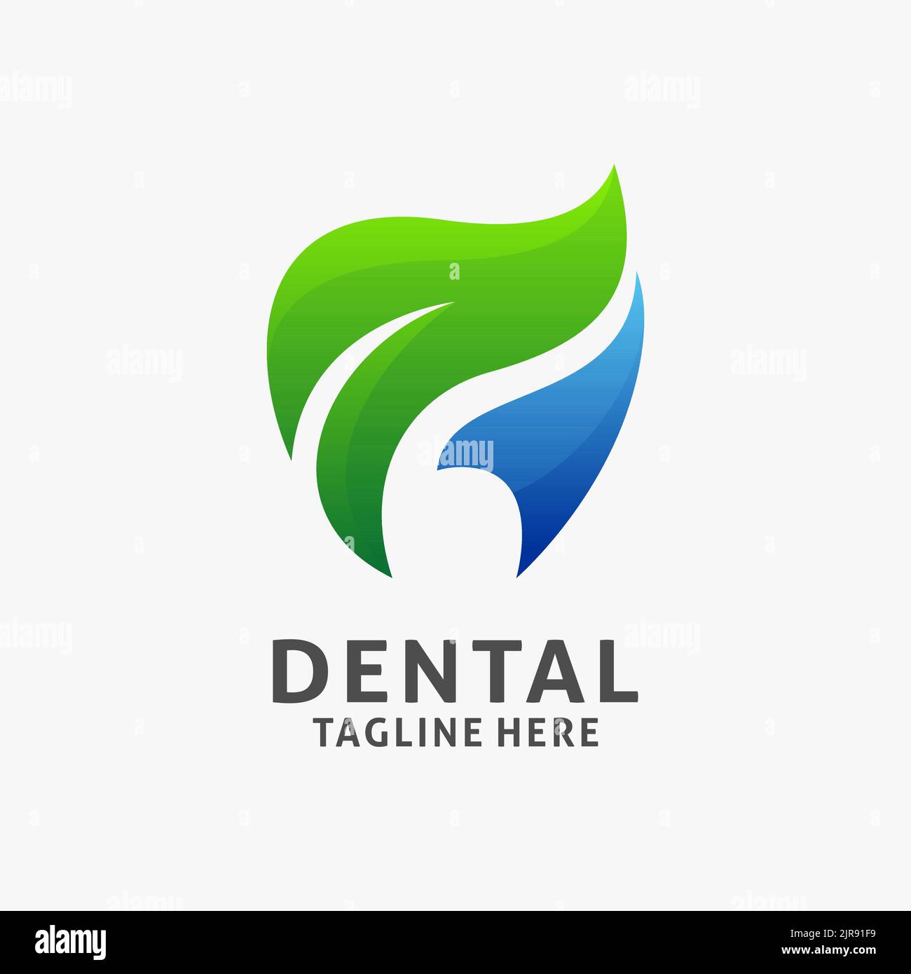Nature dental logo design Stock Vector Image & Art Alamy