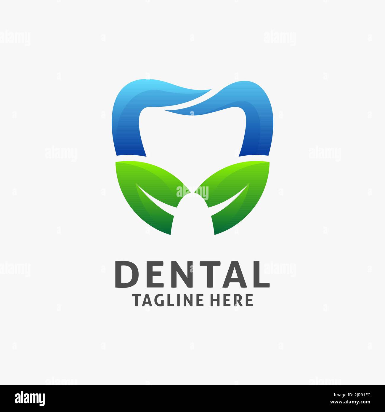 Nature dental logo design Stock Vector Image & Art Alamy