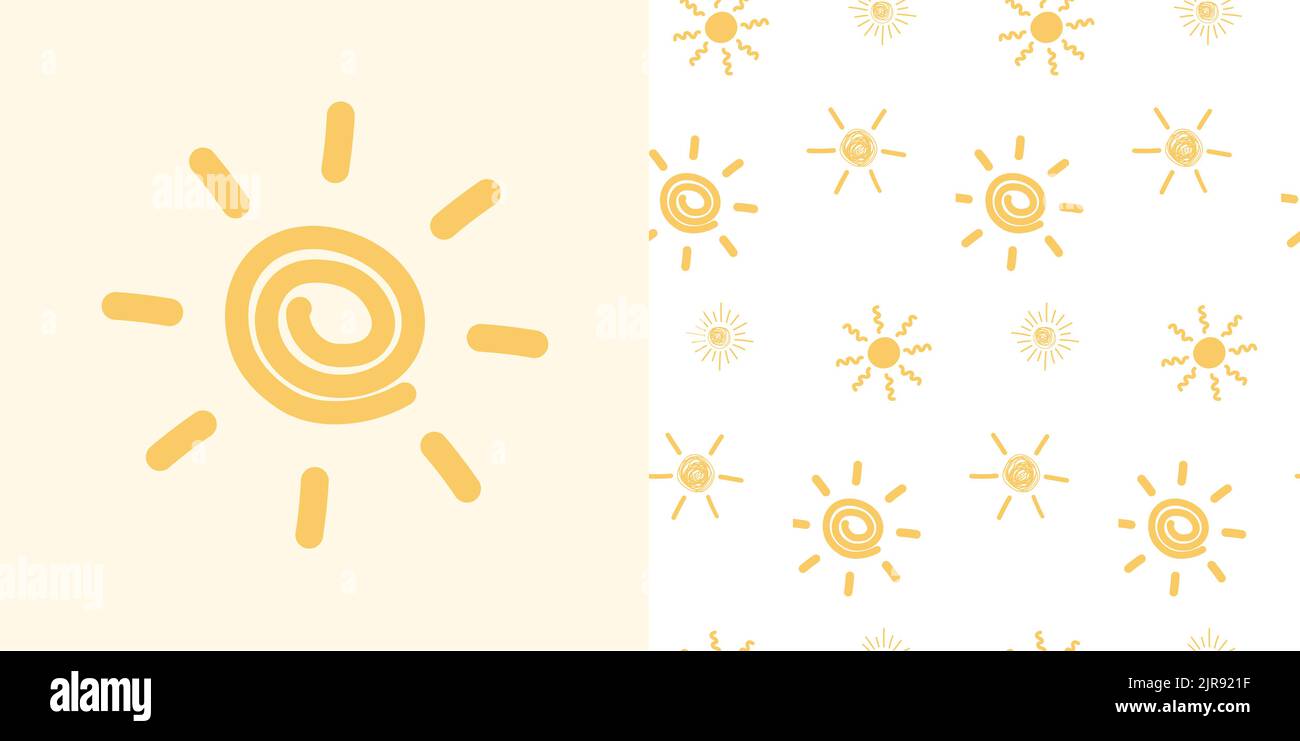 Sun vector drawing Stock Vector Image & Art - Alamy