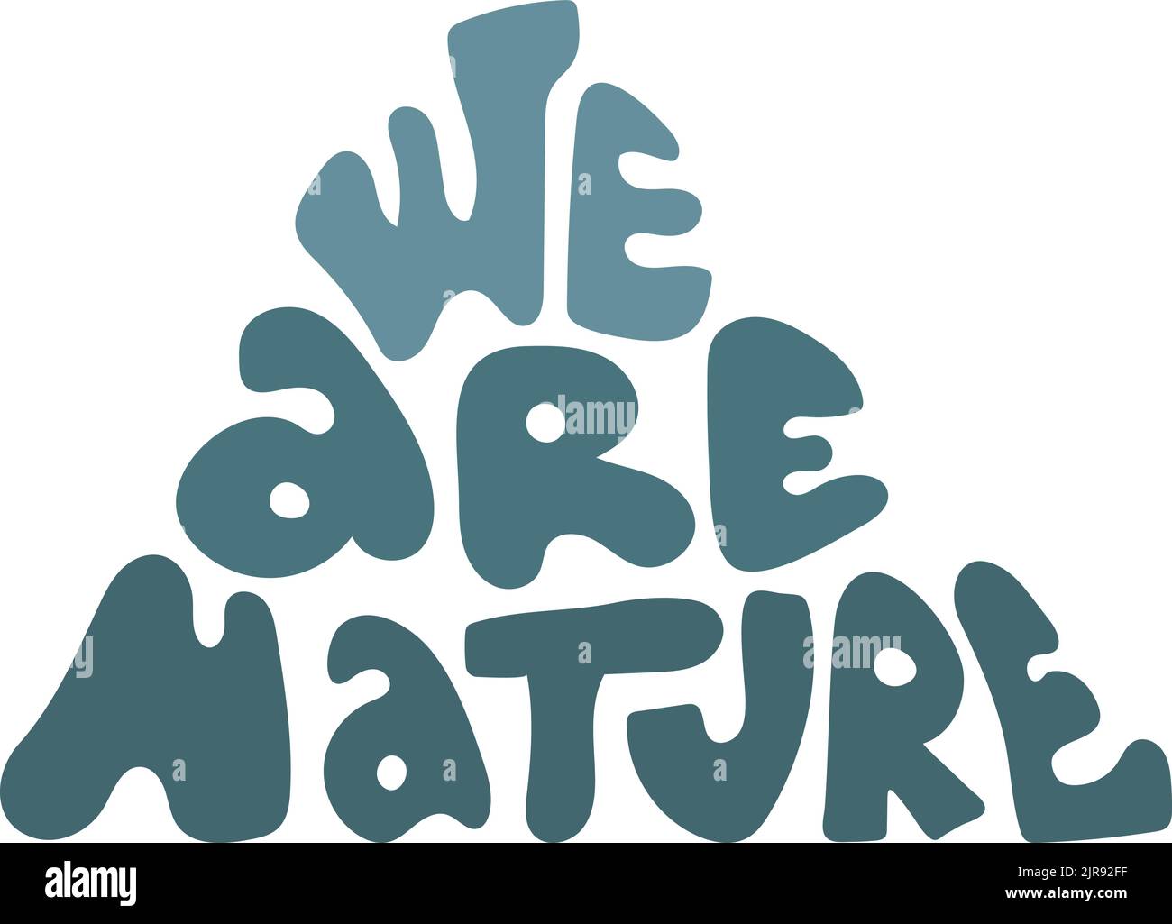 Slogan Lettering Environment Environmental awareness motivational quote vector lettering Stock ...