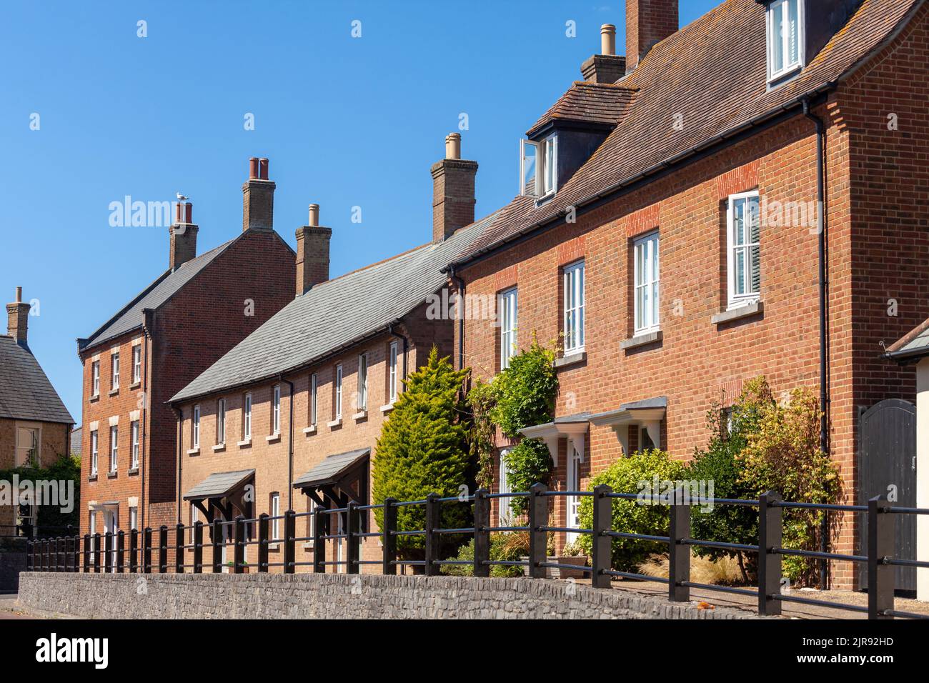 Housing in Poundbury, Dorchester, Dorset, England Stock Photo Alamy
